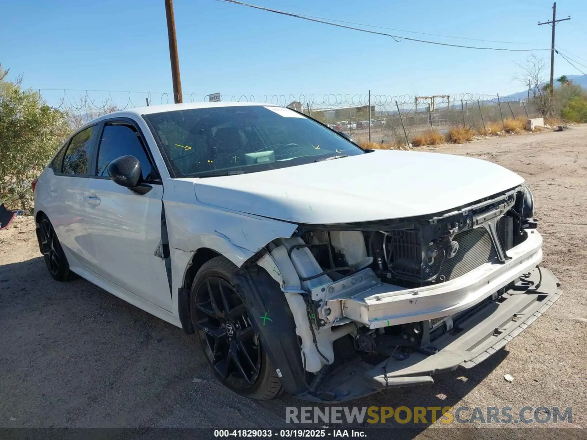 6 fotografías del automóvil dañado 2HGFE2F5XNH604976 HONDA CIVIC 2022