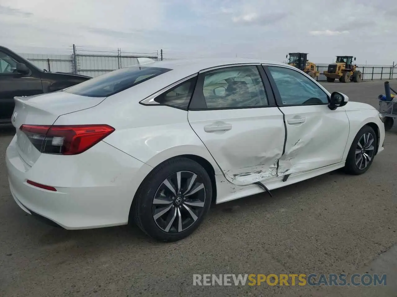 3 fotografías del automóvil dañado JHMFE1F70NX003709 HONDA CIVIC 2022