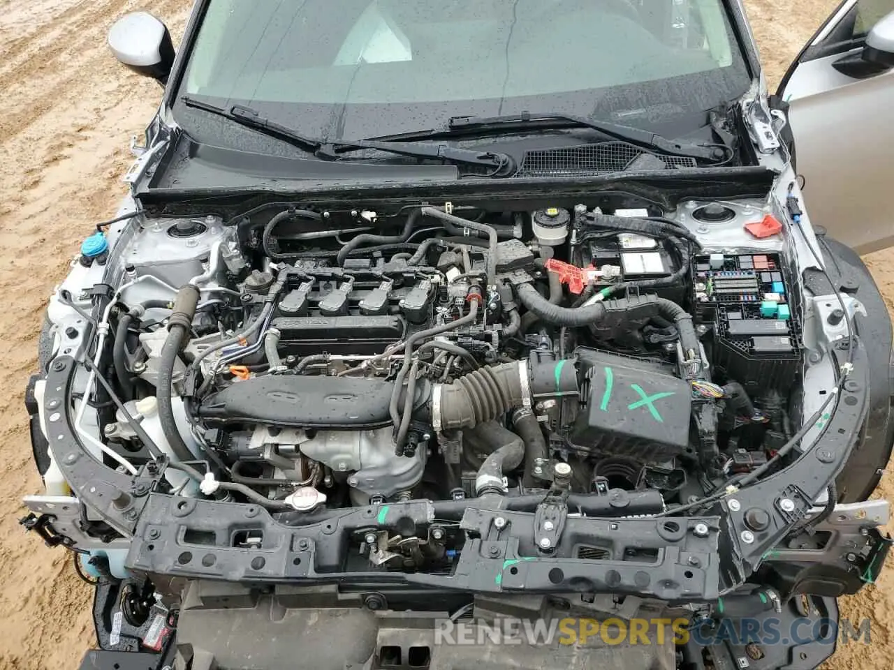 11 fotografías del automóvil dañado JHMFE1F71NX007803 HONDA CIVIC 2022