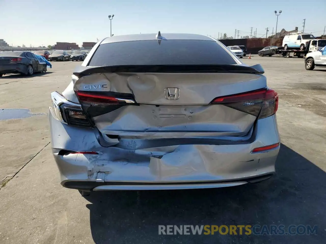 6 fotografías del automóvil dañado JHMFE1F72NX004683 HONDA CIVIC 2022
