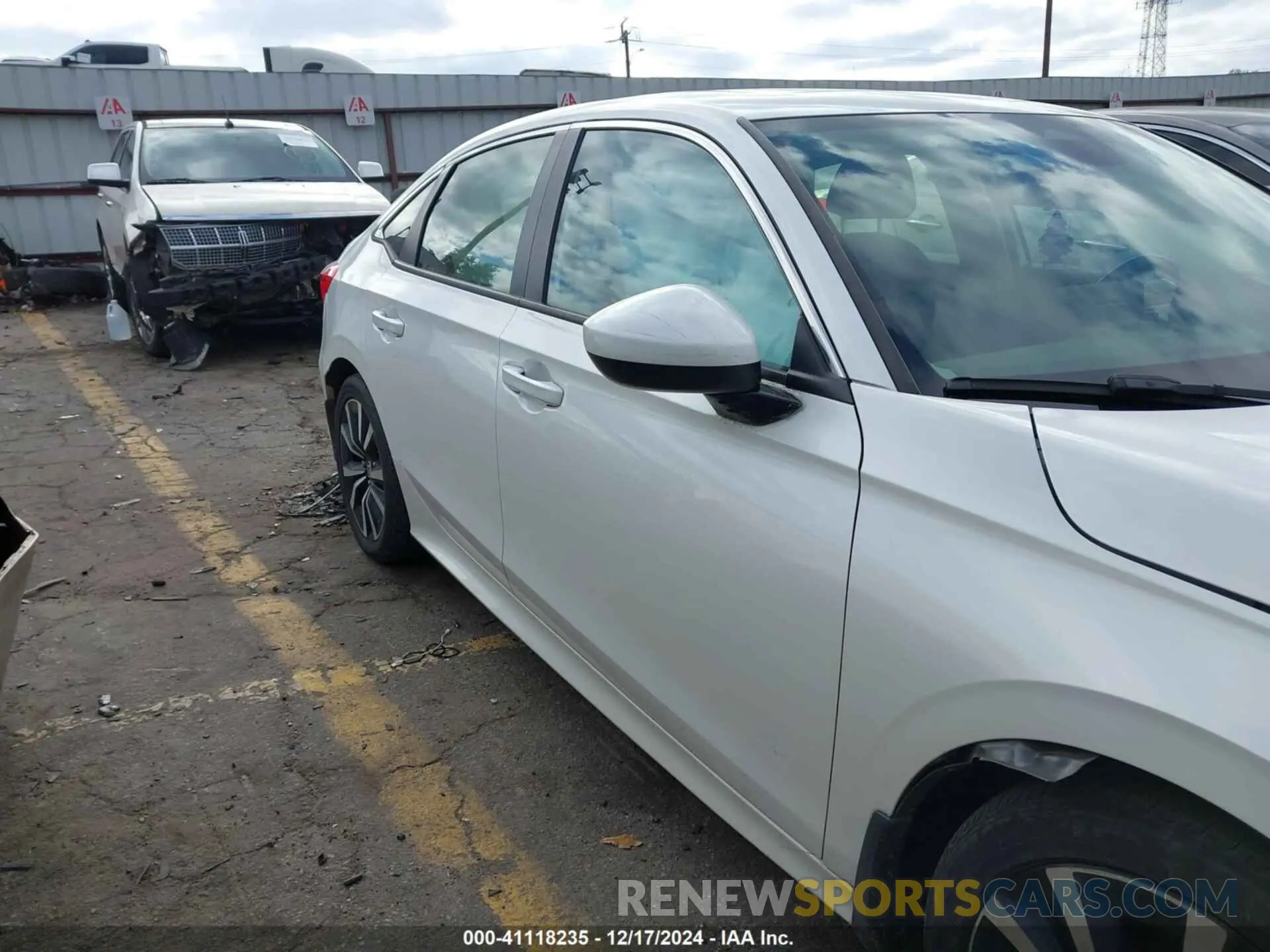 12 fotografías del automóvil dañado JHMFE1F72NX004750 HONDA CIVIC 2022