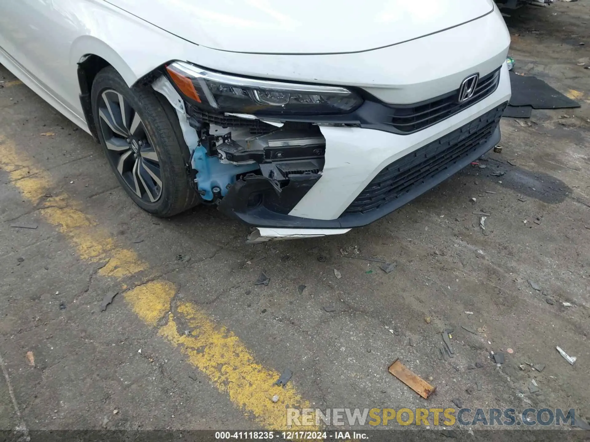6 fotografías del automóvil dañado JHMFE1F72NX004750 HONDA CIVIC 2022