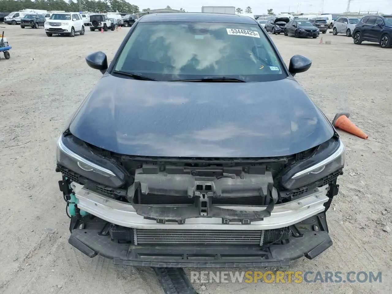 5 fotografías del automóvil dañado JHMFE1F72NX004828 HONDA CIVIC 2022