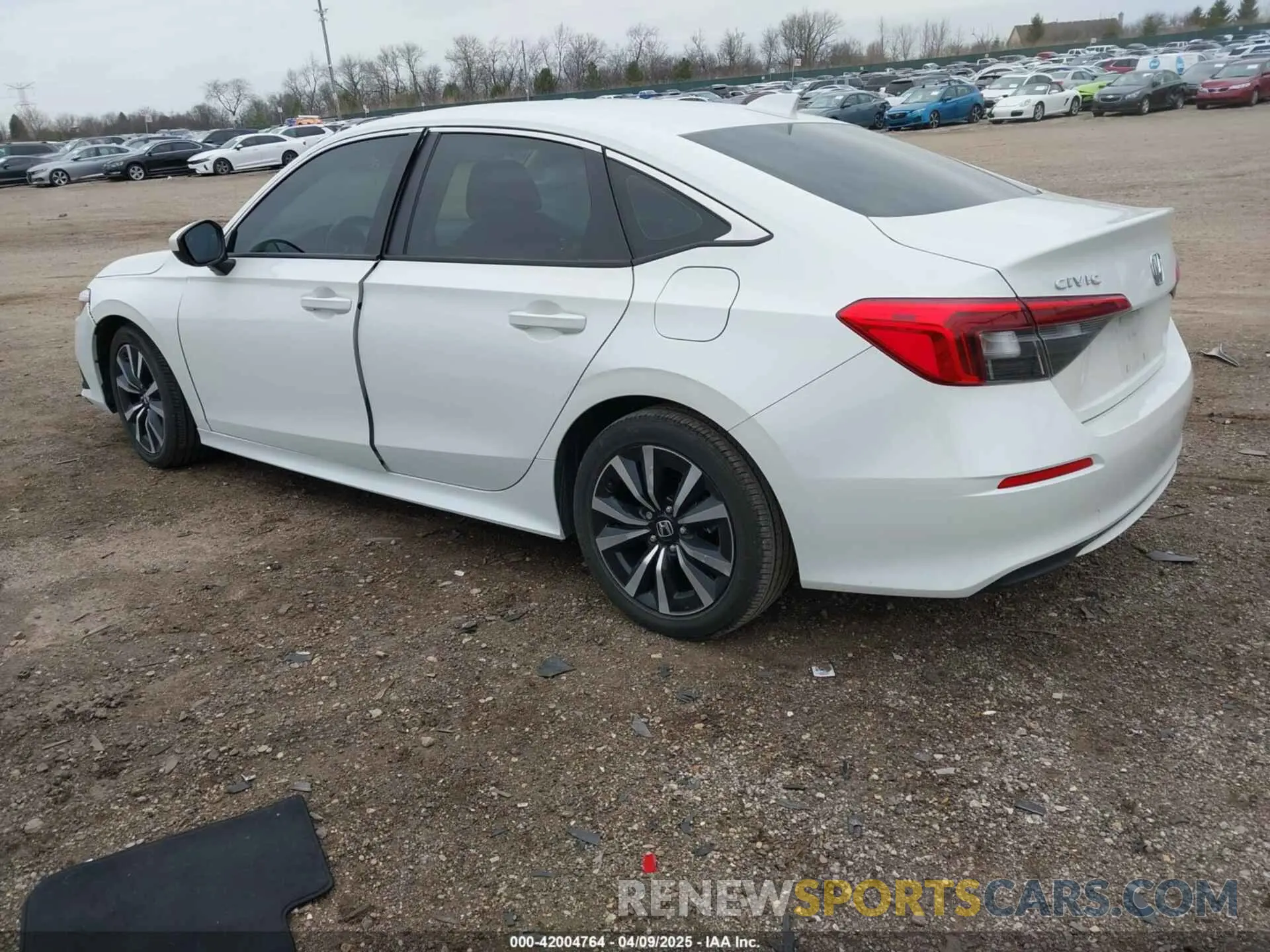 3 fotografías del automóvil dañado JHMFE1F72NX009592 HONDA CIVIC 2022