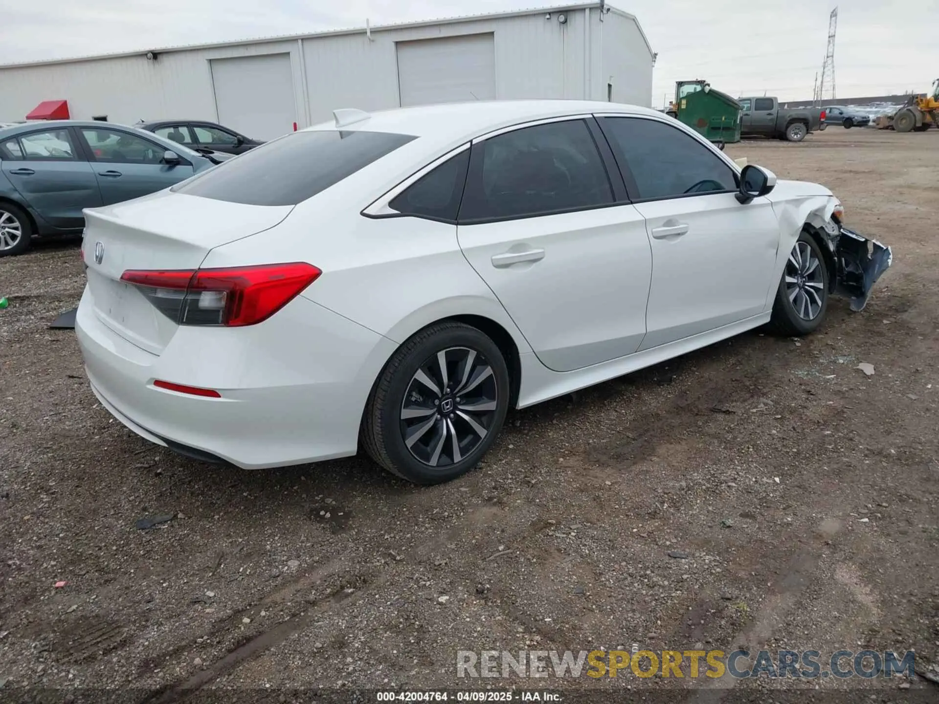 4 fotografías del automóvil dañado JHMFE1F72NX009592 HONDA CIVIC 2022