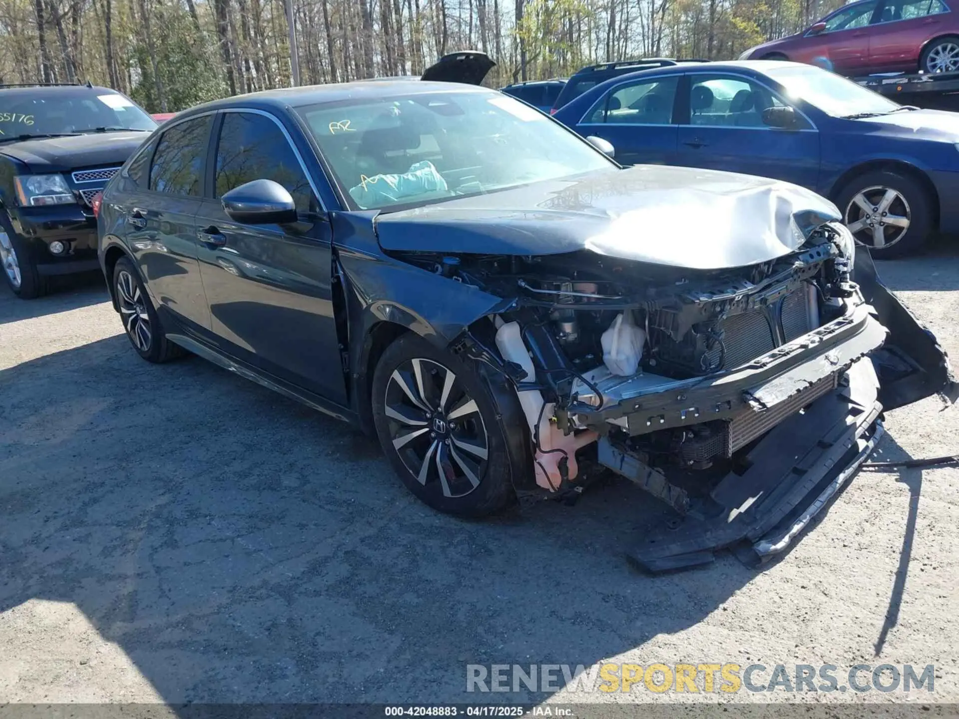 1 fotografías del automóvil dañado JHMFE1F72NX009608 HONDA CIVIC 2022