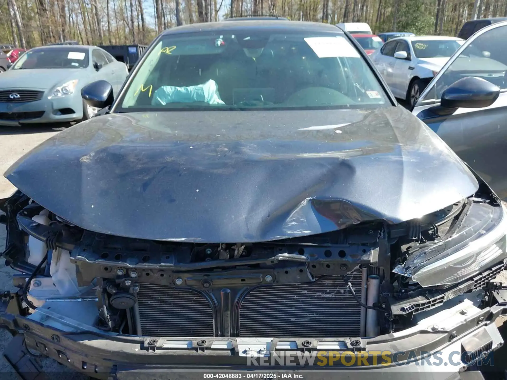 10 fotografías del automóvil dañado JHMFE1F72NX009608 HONDA CIVIC 2022