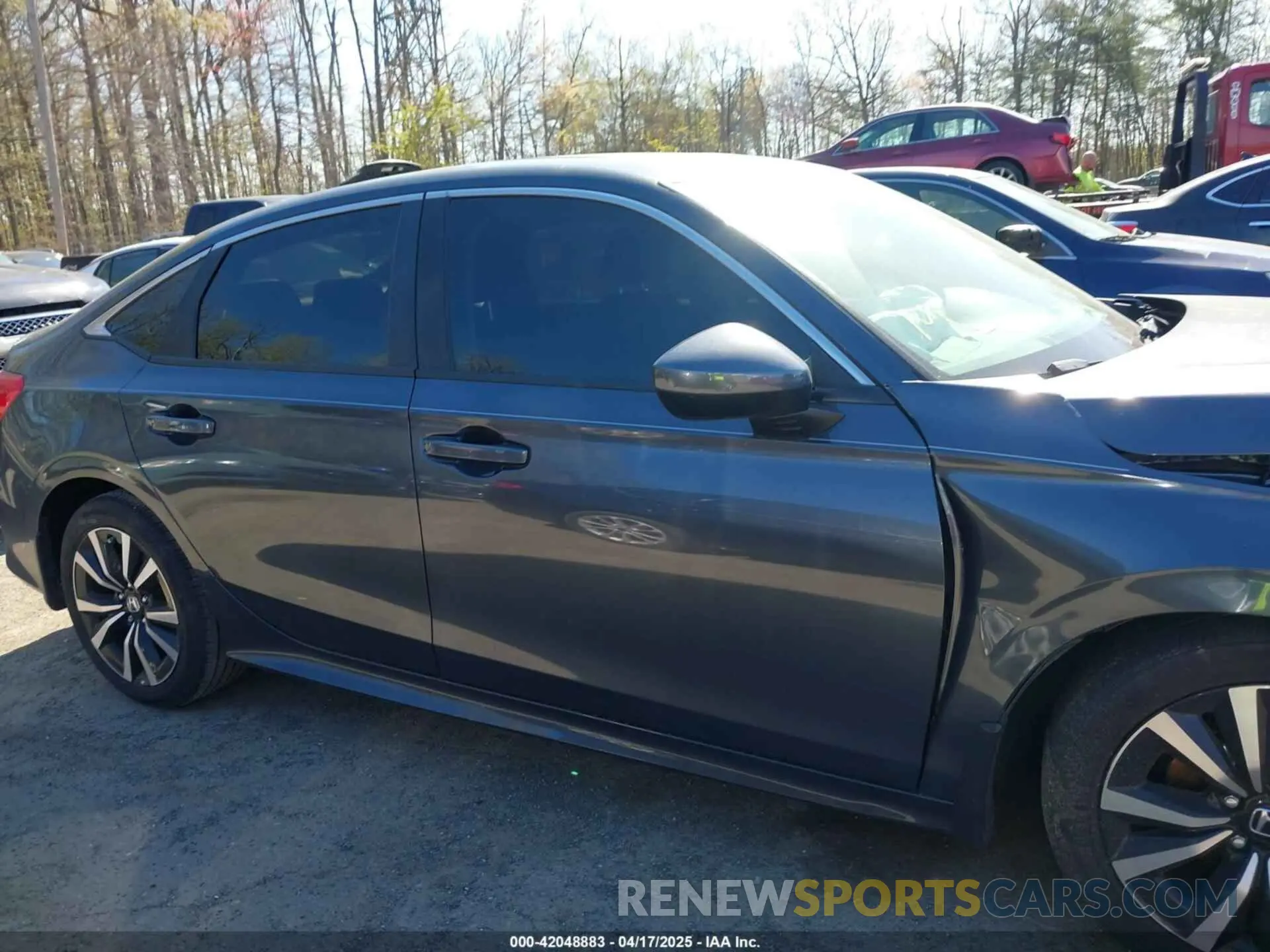 14 fotografías del automóvil dañado JHMFE1F72NX009608 HONDA CIVIC 2022
