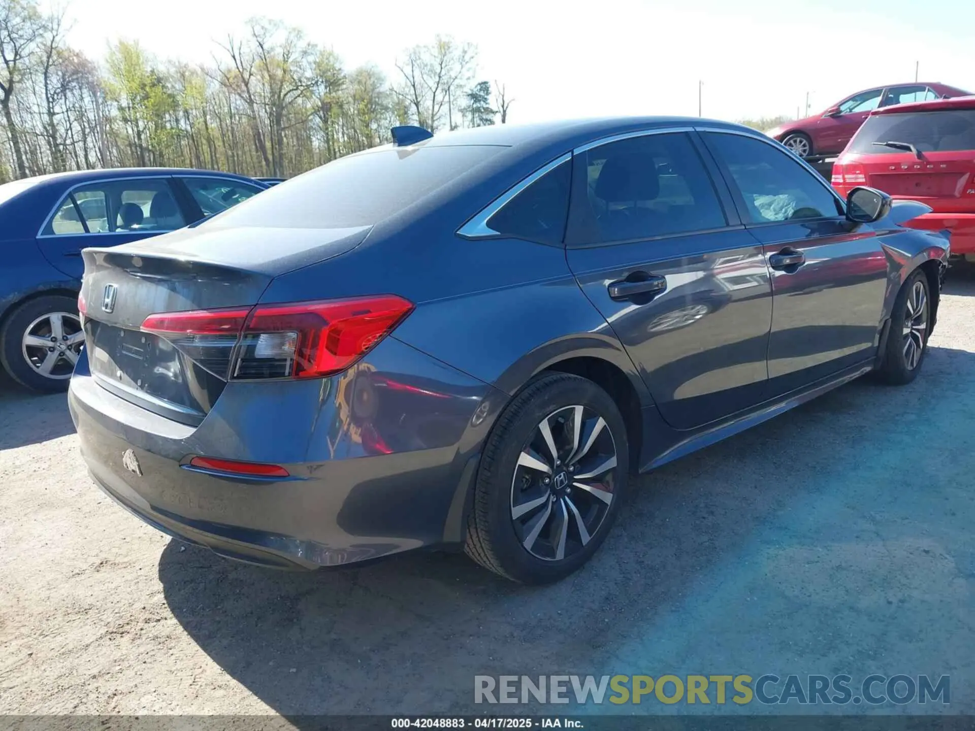 4 fotografías del automóvil dañado JHMFE1F72NX009608 HONDA CIVIC 2022