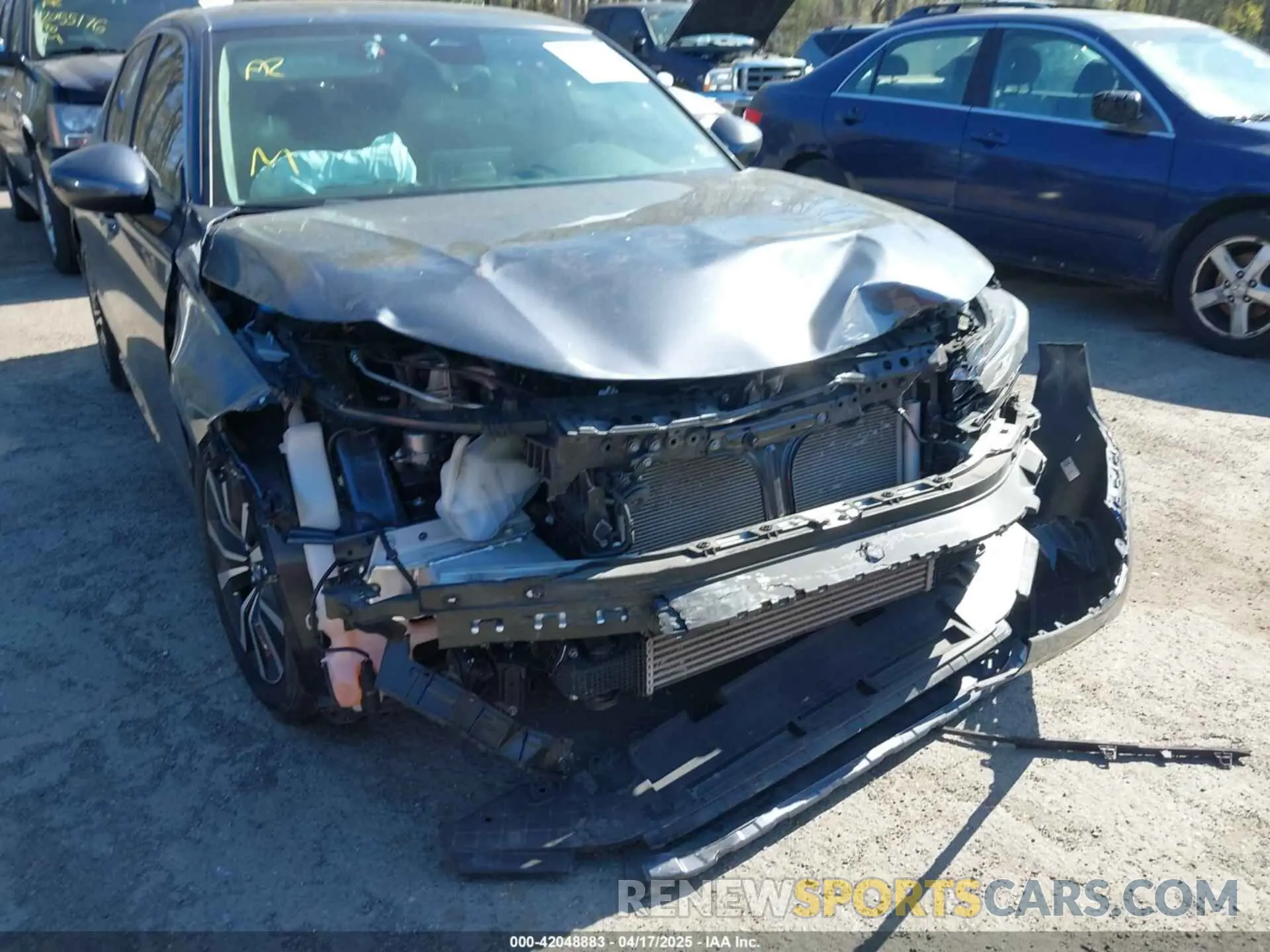 6 fotografías del automóvil dañado JHMFE1F72NX009608 HONDA CIVIC 2022