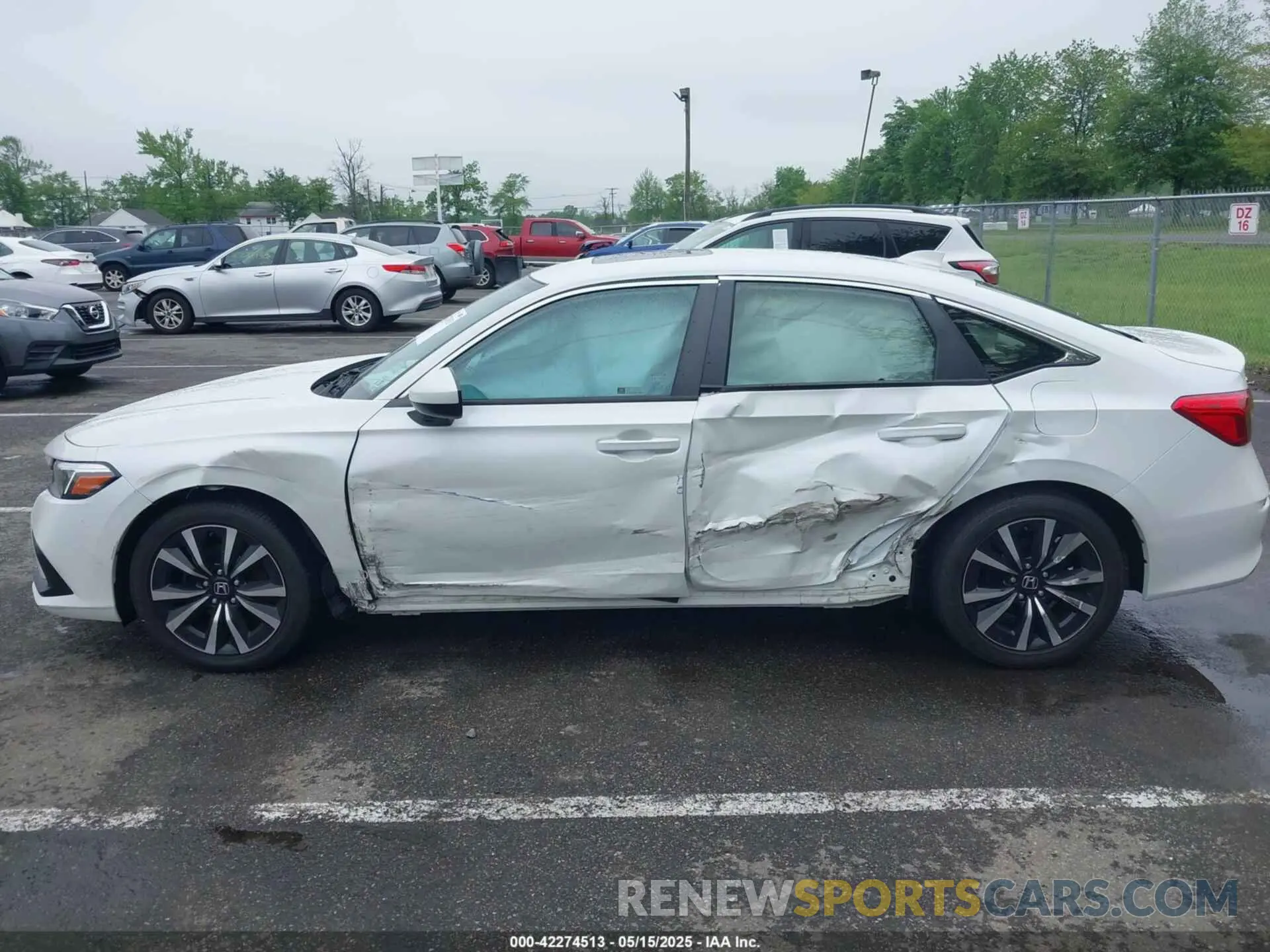 14 fotografías del automóvil dañado JHMFE1F75NX009666 HONDA CIVIC 2022