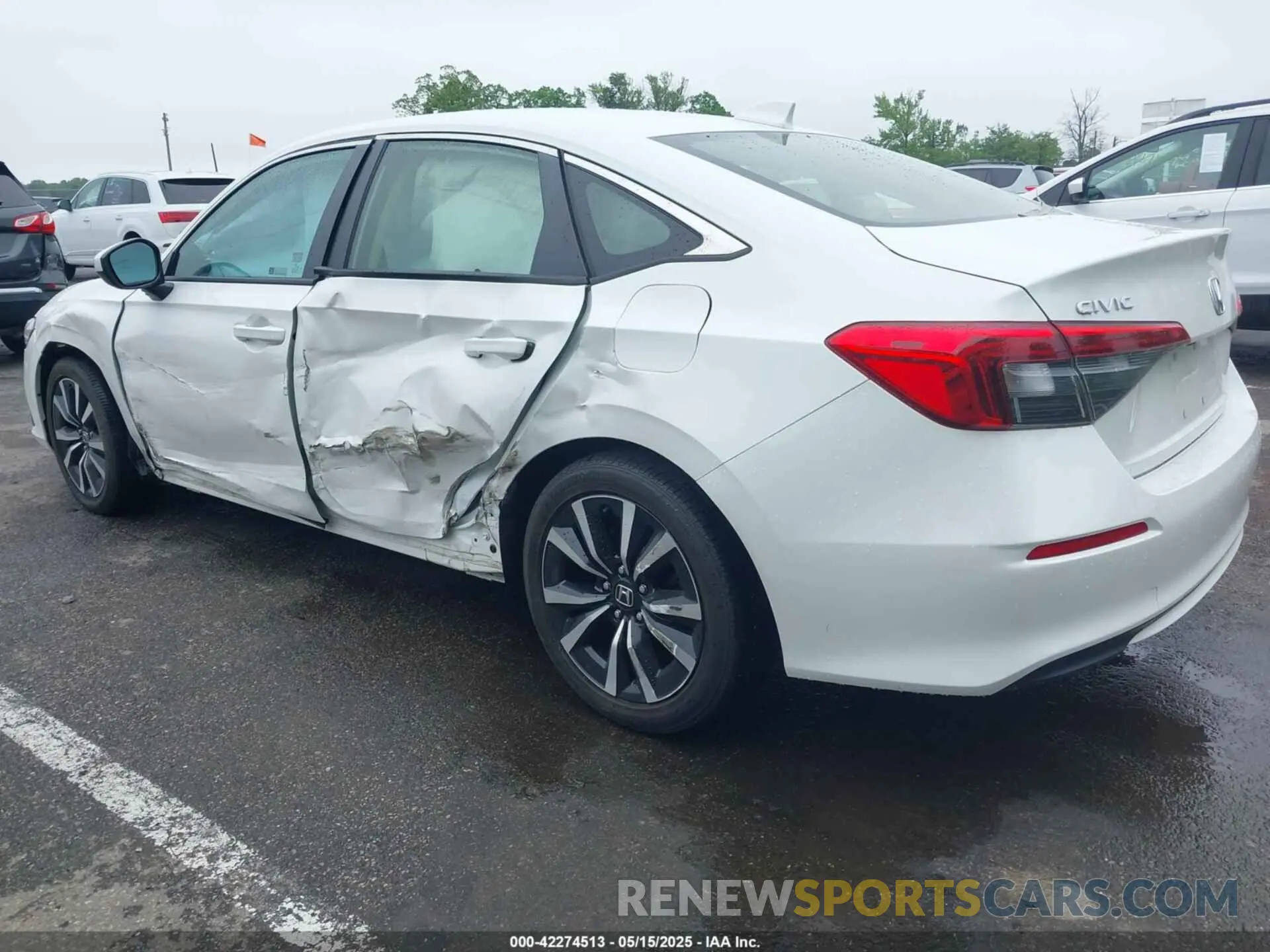 3 fotografías del automóvil dañado JHMFE1F75NX009666 HONDA CIVIC 2022