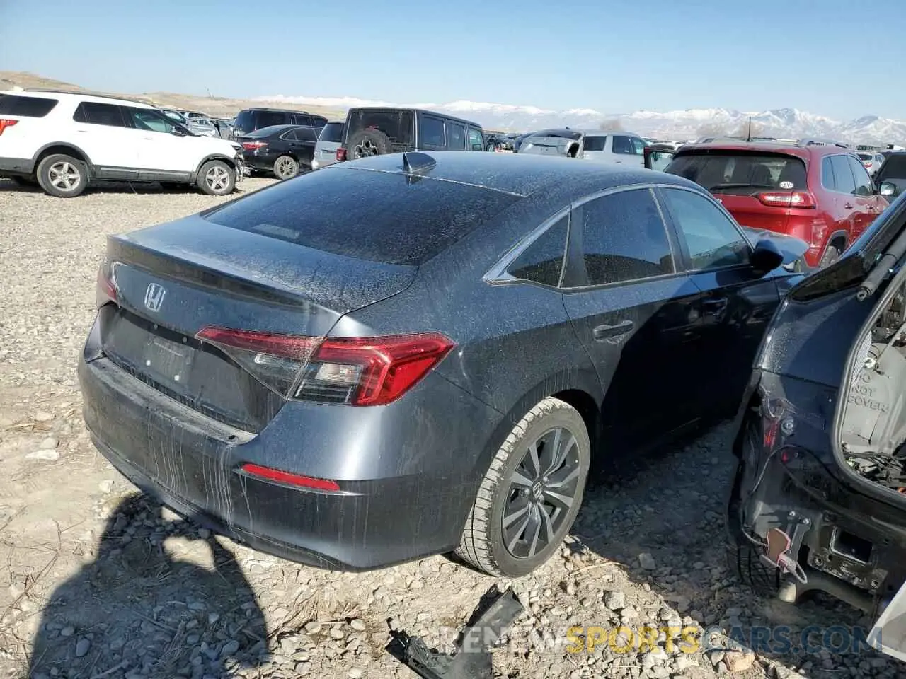 3 fotografías del automóvil dañado JHMFE1F78NX006969 HONDA CIVIC 2022