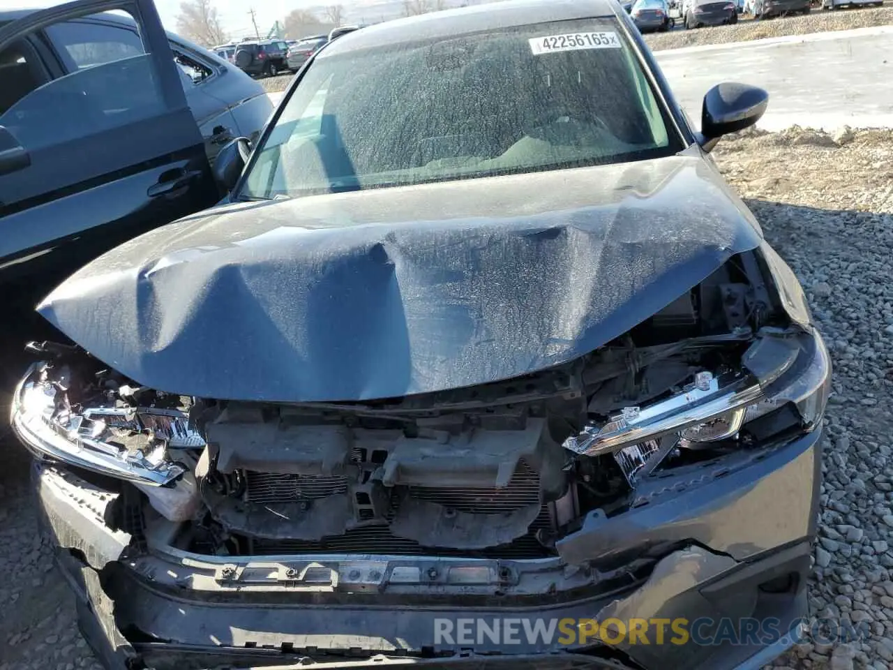 5 fotografías del automóvil dañado JHMFE1F78NX006969 HONDA CIVIC 2022