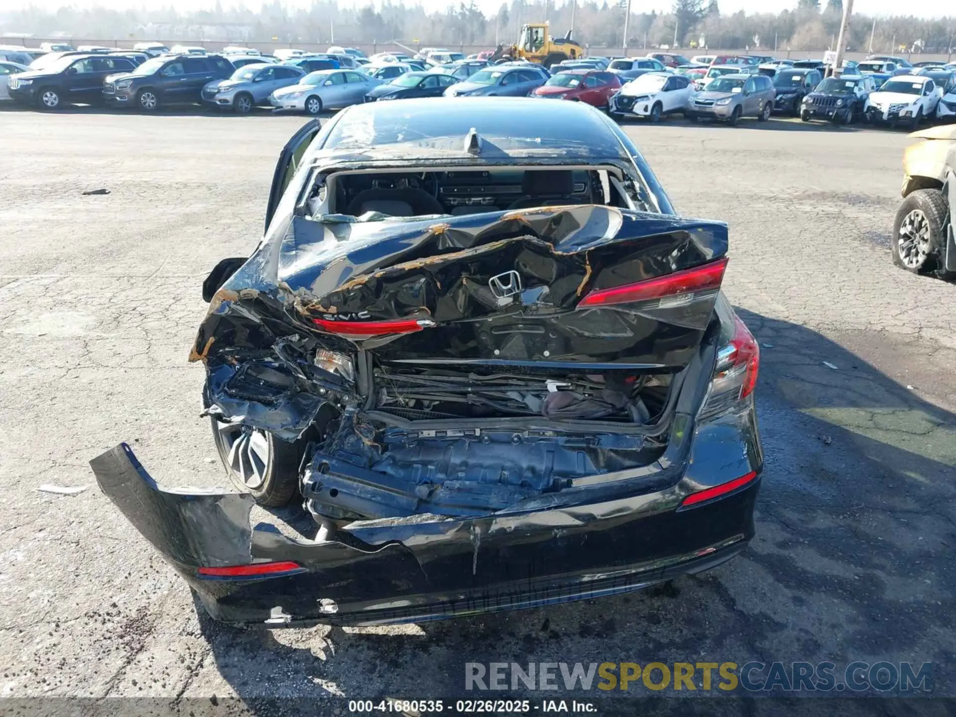 16 fotografías del automóvil dañado JHMFE1F79NX005393 HONDA CIVIC 2022