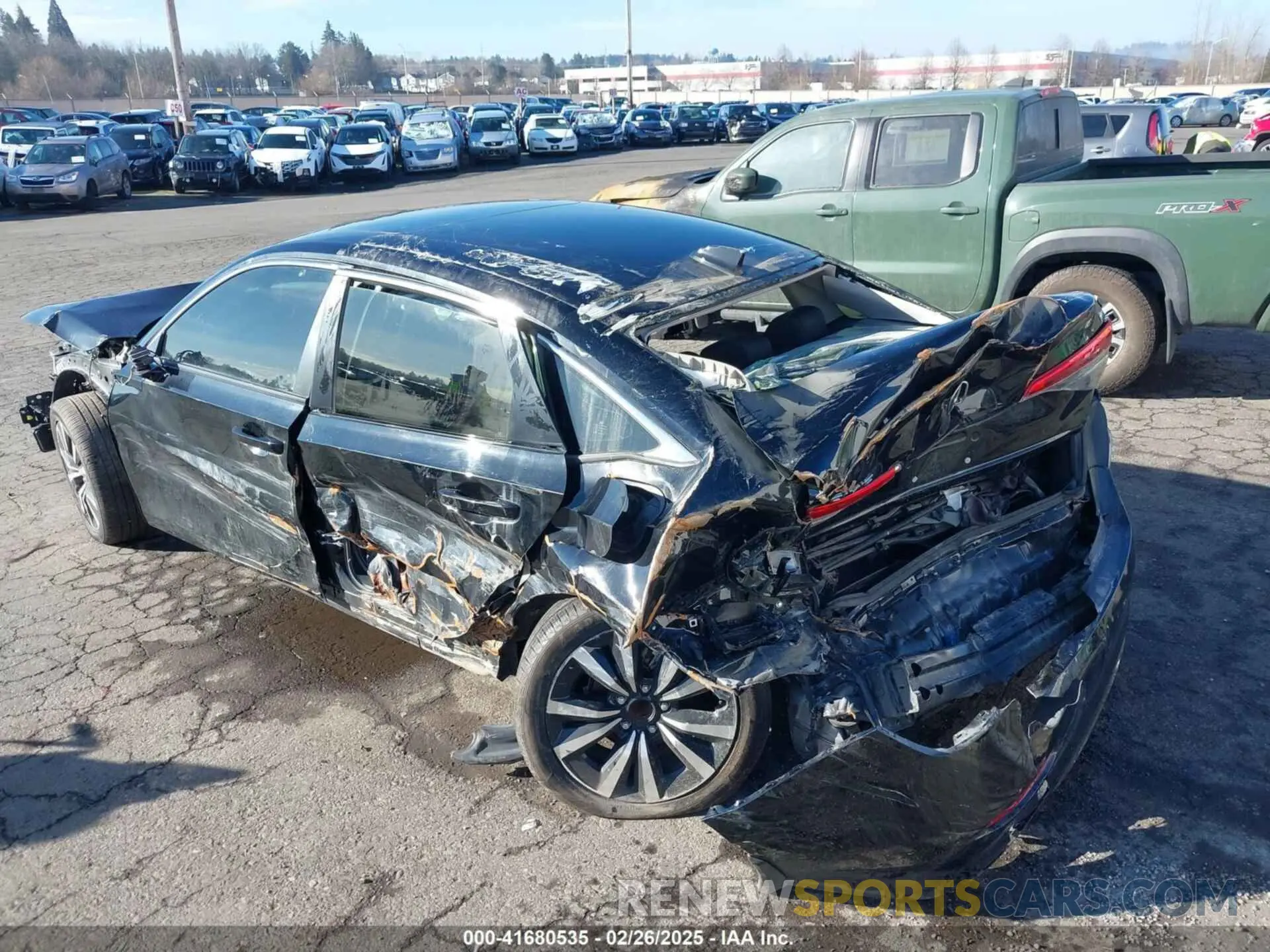 6 fotografías del automóvil dañado JHMFE1F79NX005393 HONDA CIVIC 2022