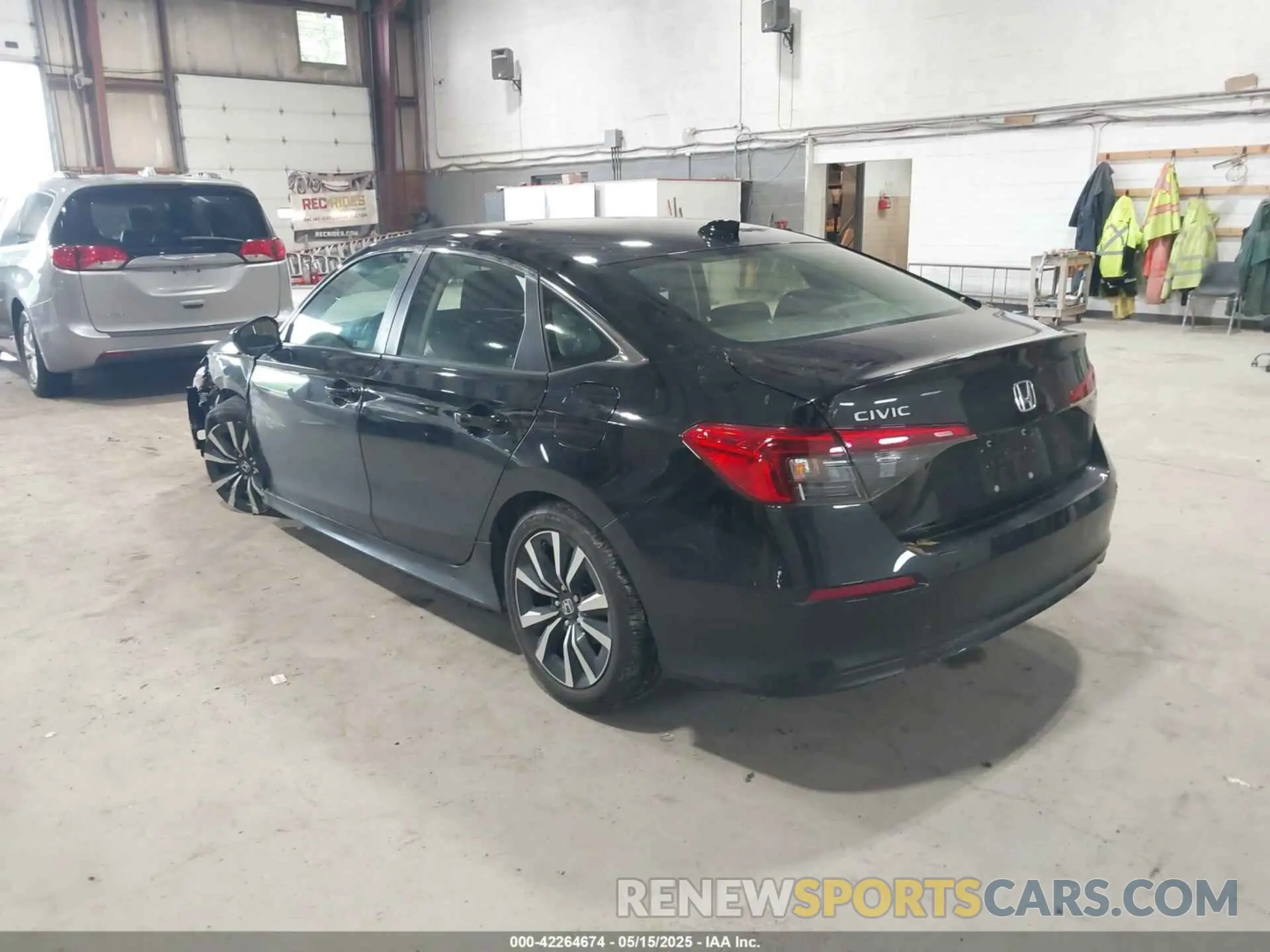3 fotografías del automóvil dañado JHMFE1F79NX010271 HONDA CIVIC 2022