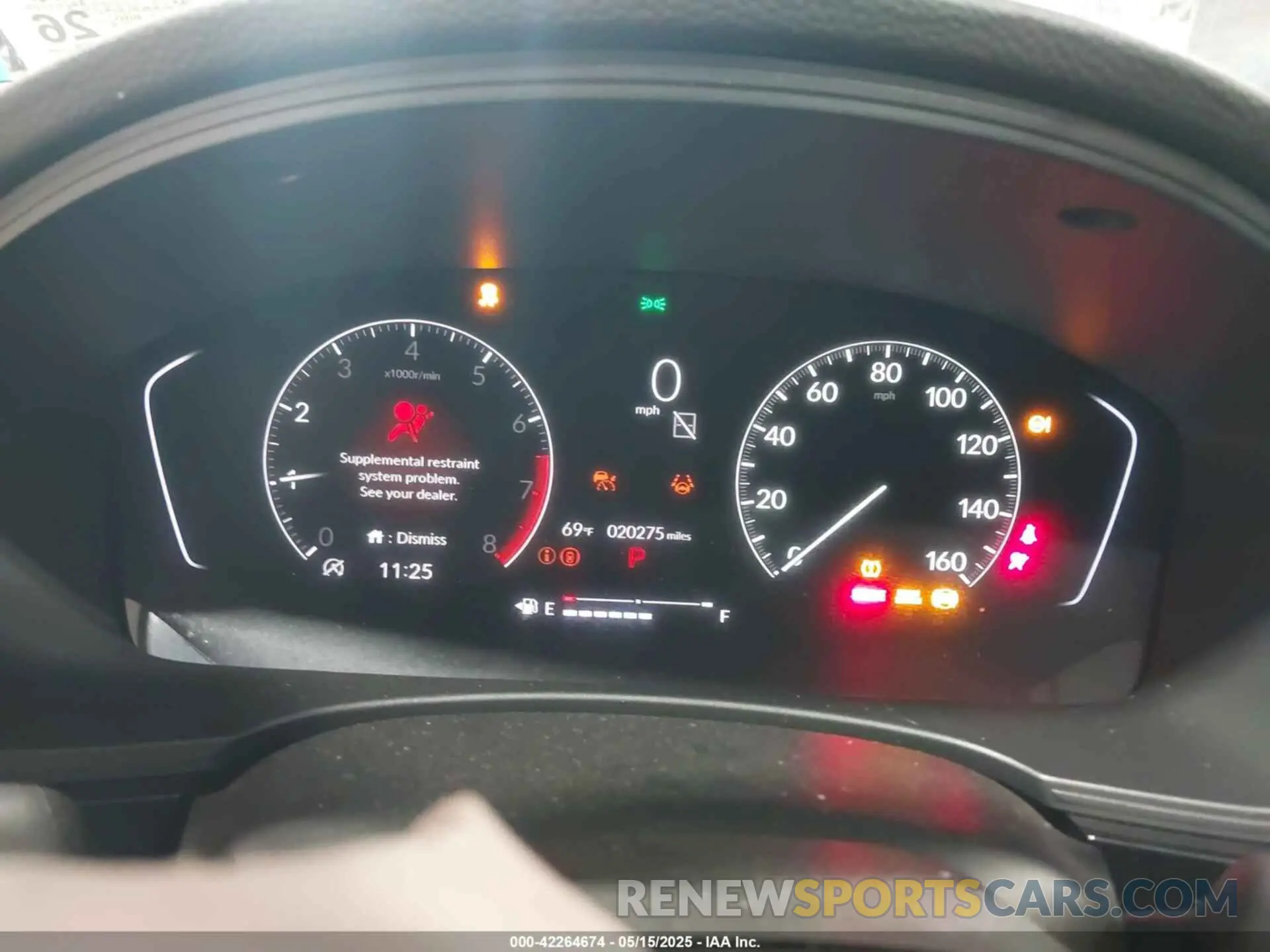 7 fotografías del automóvil dañado JHMFE1F79NX010271 HONDA CIVIC 2022