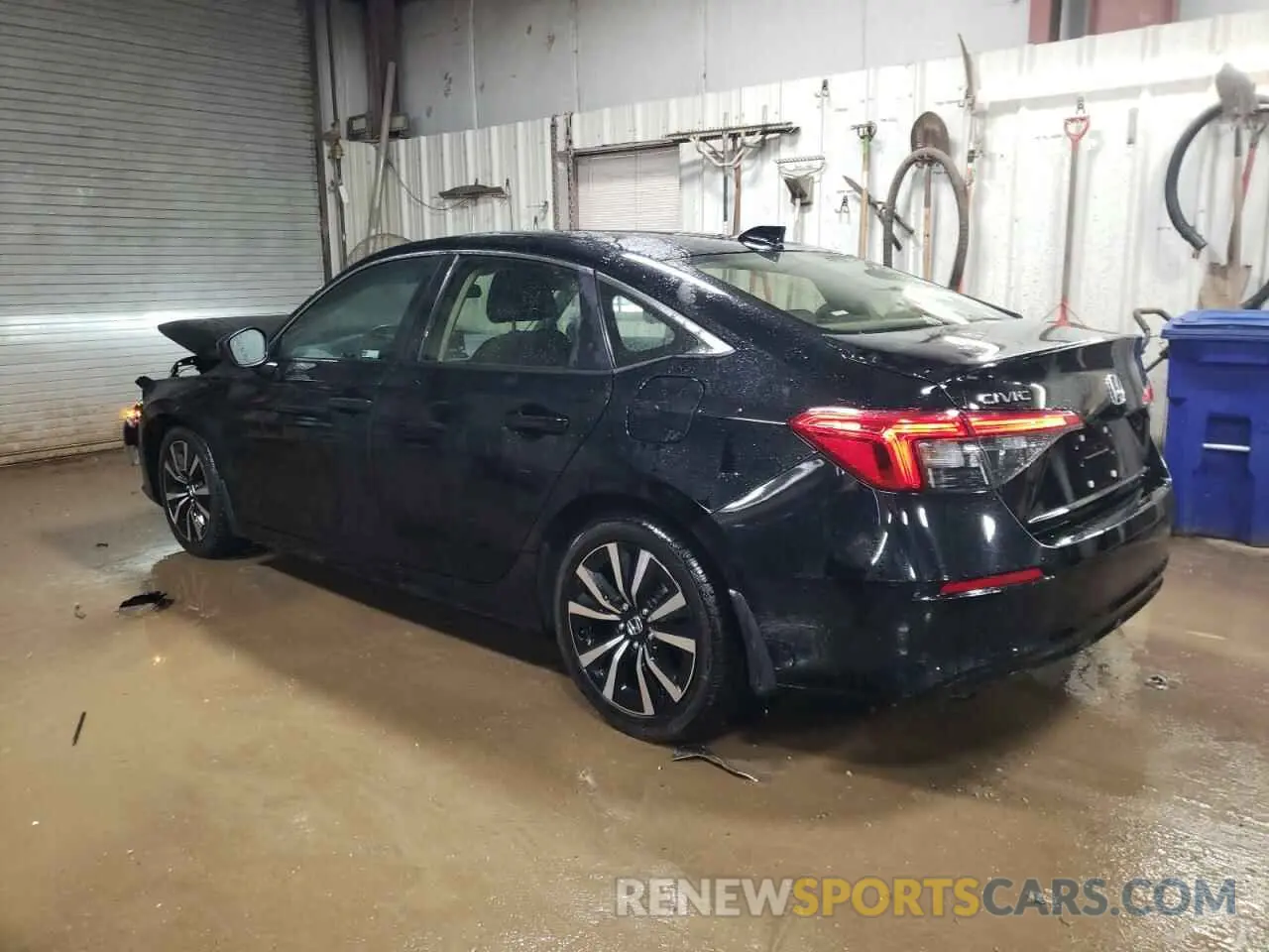 2 fotografías del automóvil dañado JHMFE1F7XNX003992 HONDA CIVIC 2022