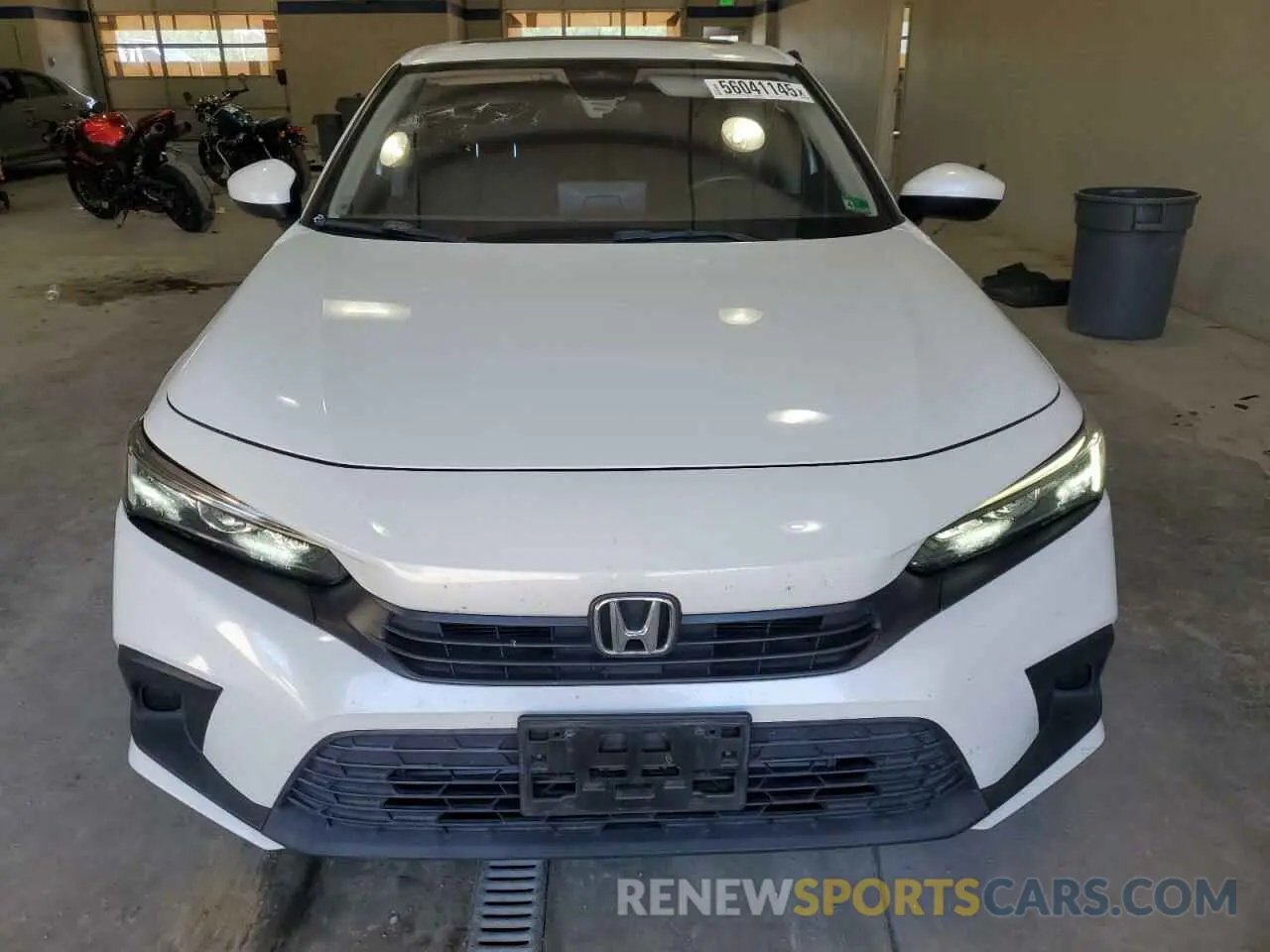 5 fotografías del automóvil dañado JHMFE1F7XNX004186 HONDA CIVIC 2022