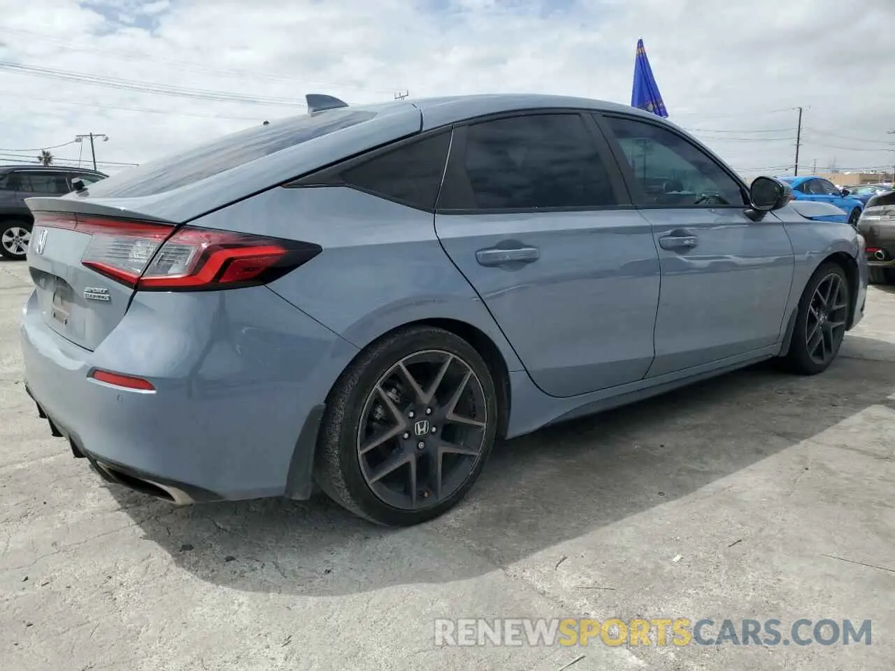 3 fotografías del automóvil dañado 19XFL1G81PE012579 HONDA CIVIC 2023