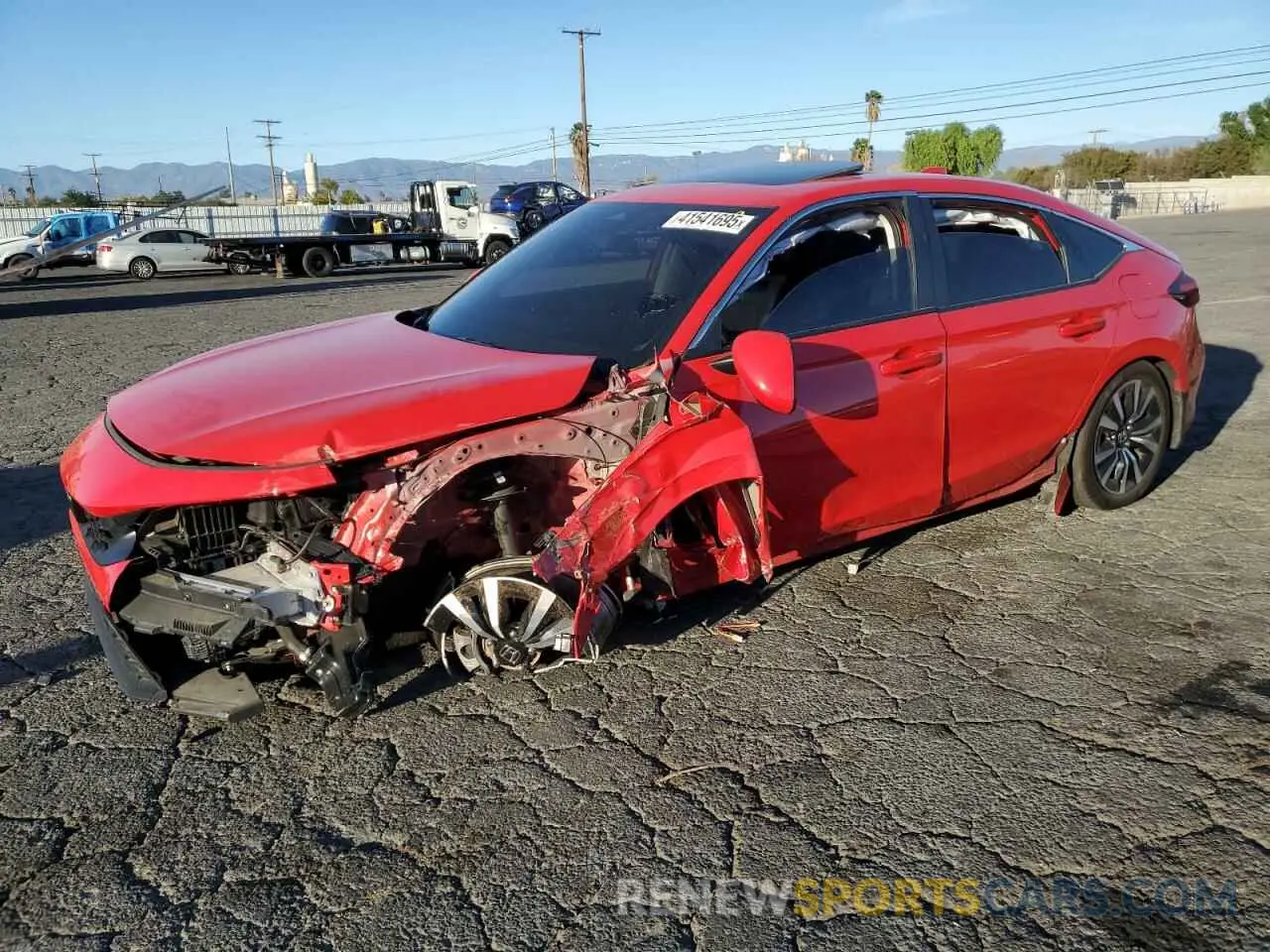 1 fotografías del automóvil dañado 19XFL1H72PE016307 HONDA CIVIC 2023