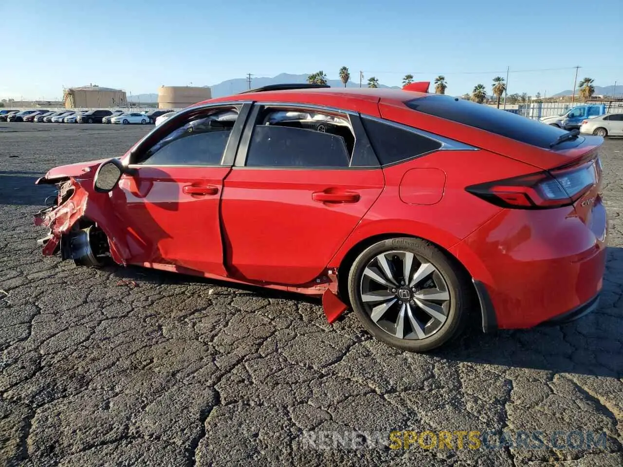 2 fotografías del automóvil dañado 19XFL1H72PE016307 HONDA CIVIC 2023