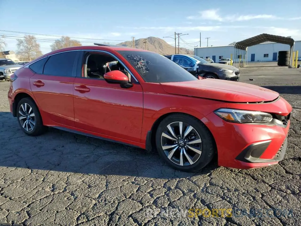 4 fotografías del automóvil dañado 19XFL1H72PE016307 HONDA CIVIC 2023