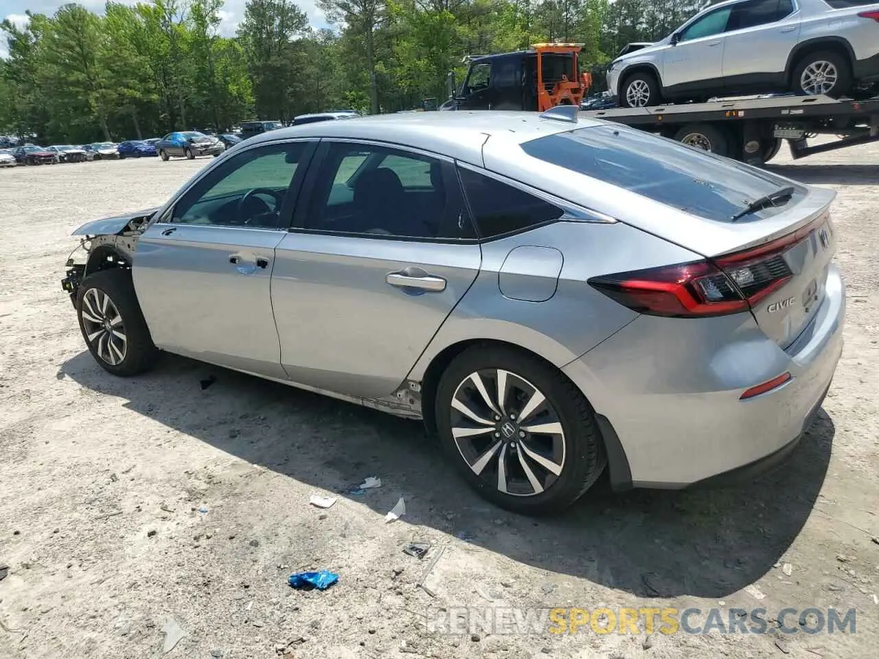 2 fotografías del automóvil dañado 19XFL1H73PE000732 HONDA CIVIC 2023
