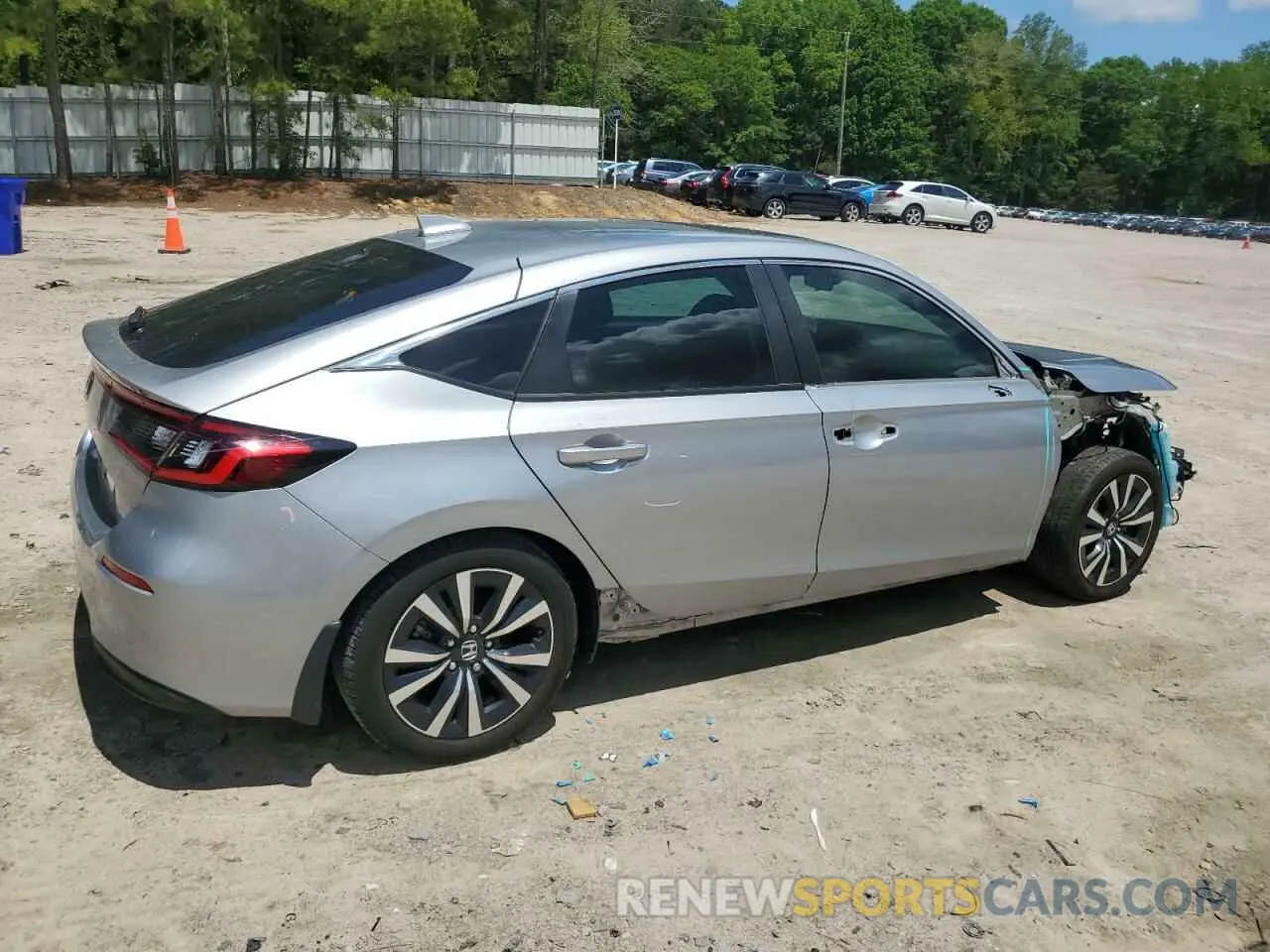3 fotografías del automóvil dañado 19XFL1H73PE000732 HONDA CIVIC 2023