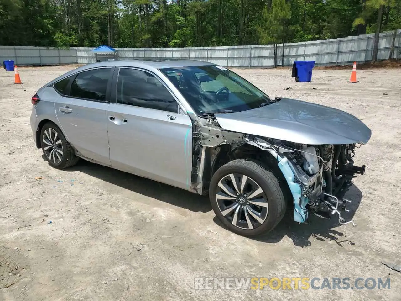 4 fotografías del automóvil dañado 19XFL1H73PE000732 HONDA CIVIC 2023