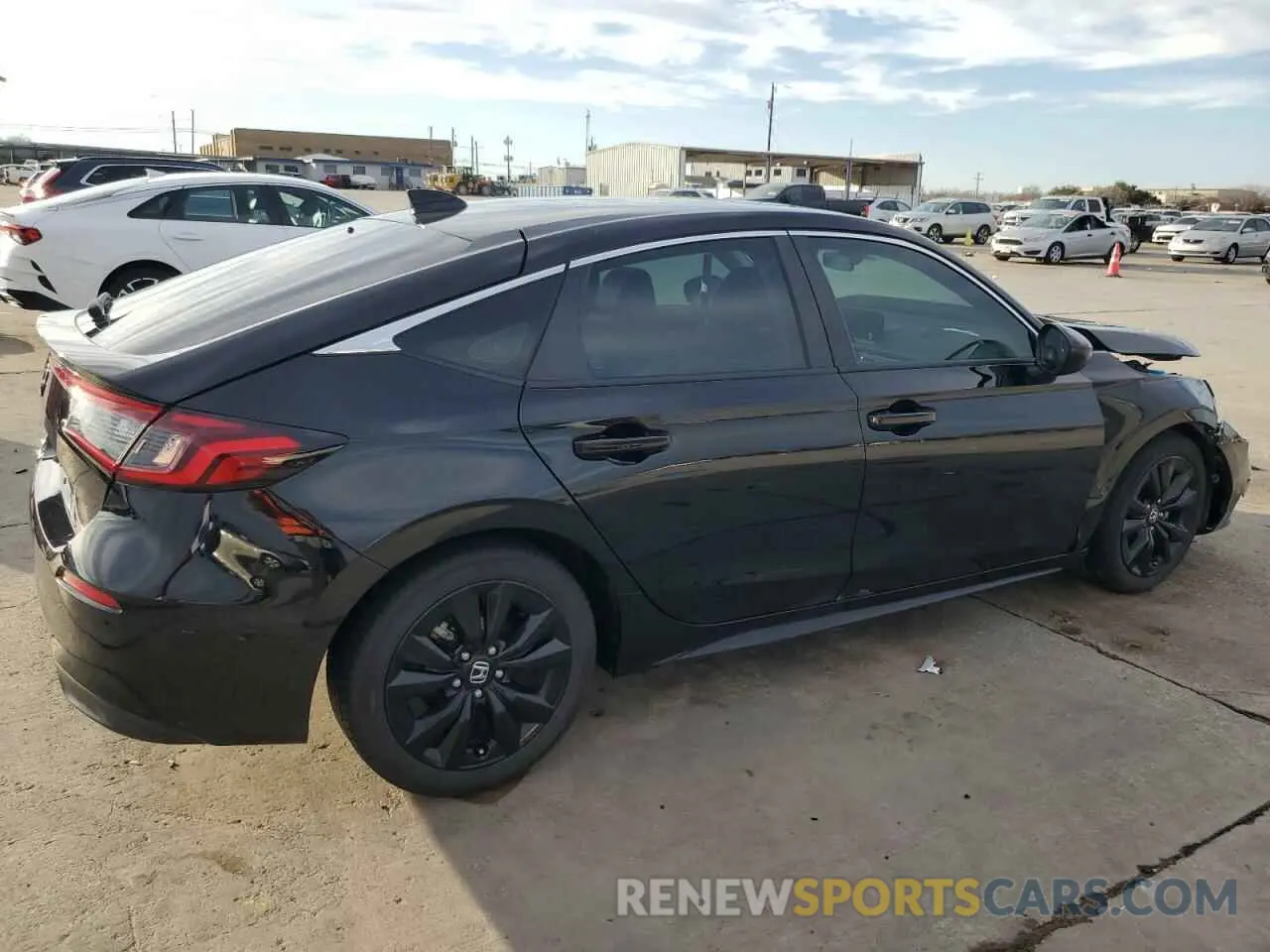 3 fotografías del automóvil dañado 19XFL1H75PE007388 HONDA CIVIC 2023