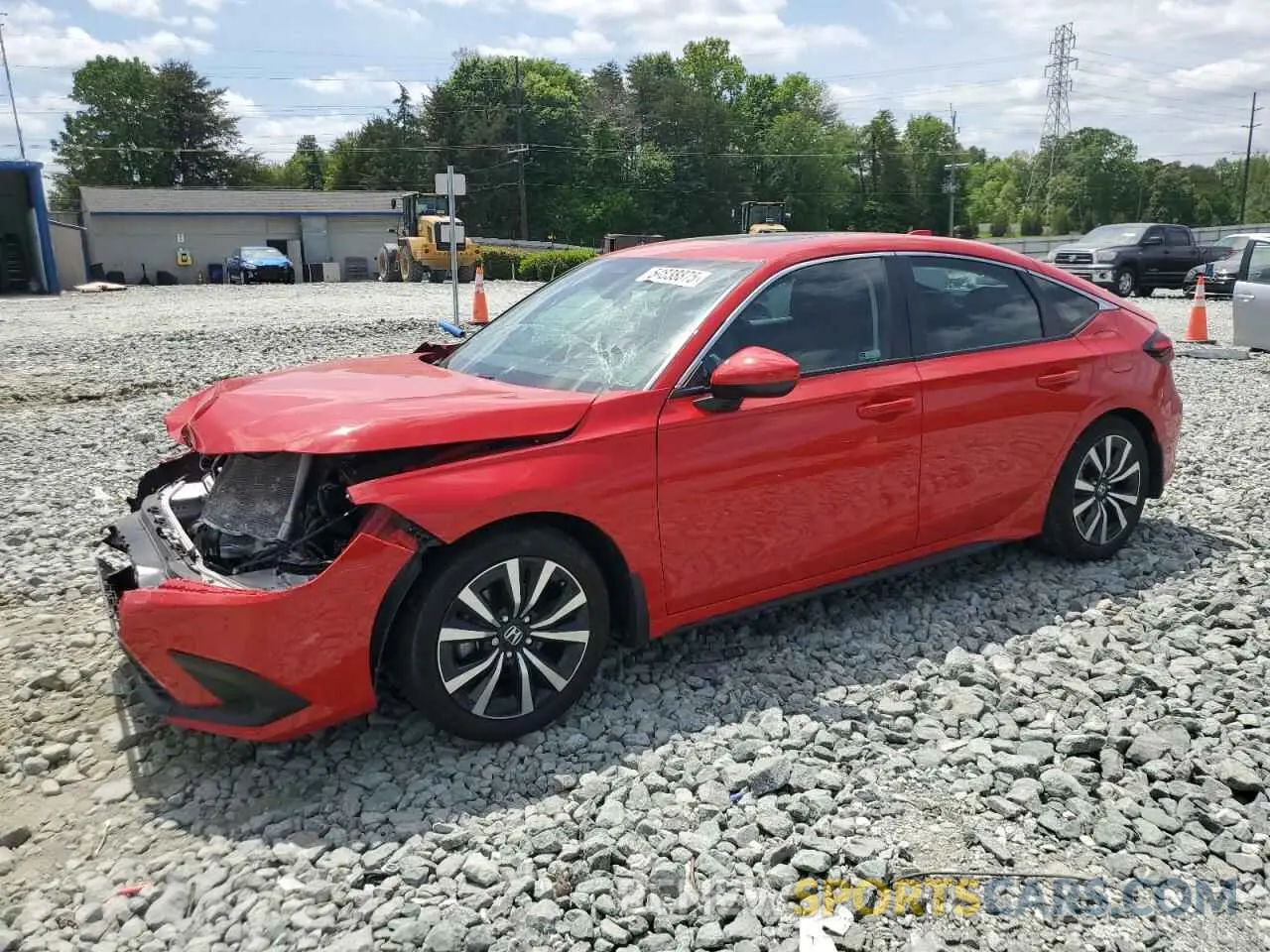 1 fotografías del automóvil dañado 19XFL1H75PE016334 HONDA CIVIC 2023