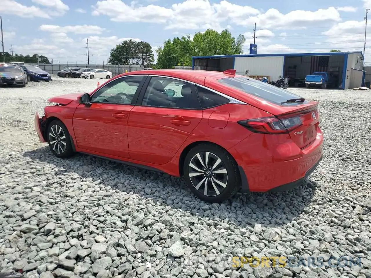 2 fotografías del automóvil dañado 19XFL1H75PE016334 HONDA CIVIC 2023