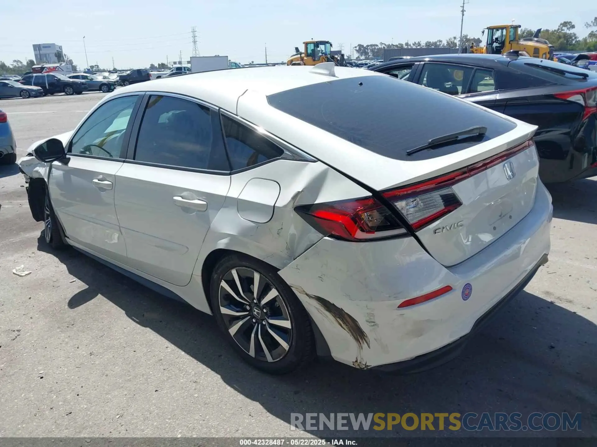 3 fotografías del automóvil dañado 19XFL1H76PE003575 HONDA CIVIC 2023