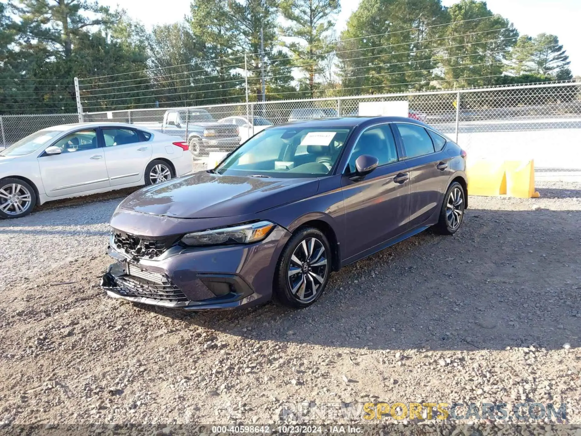 2 fotografías del automóvil dañado 19XFL1H77PE011734 HONDA CIVIC 2023