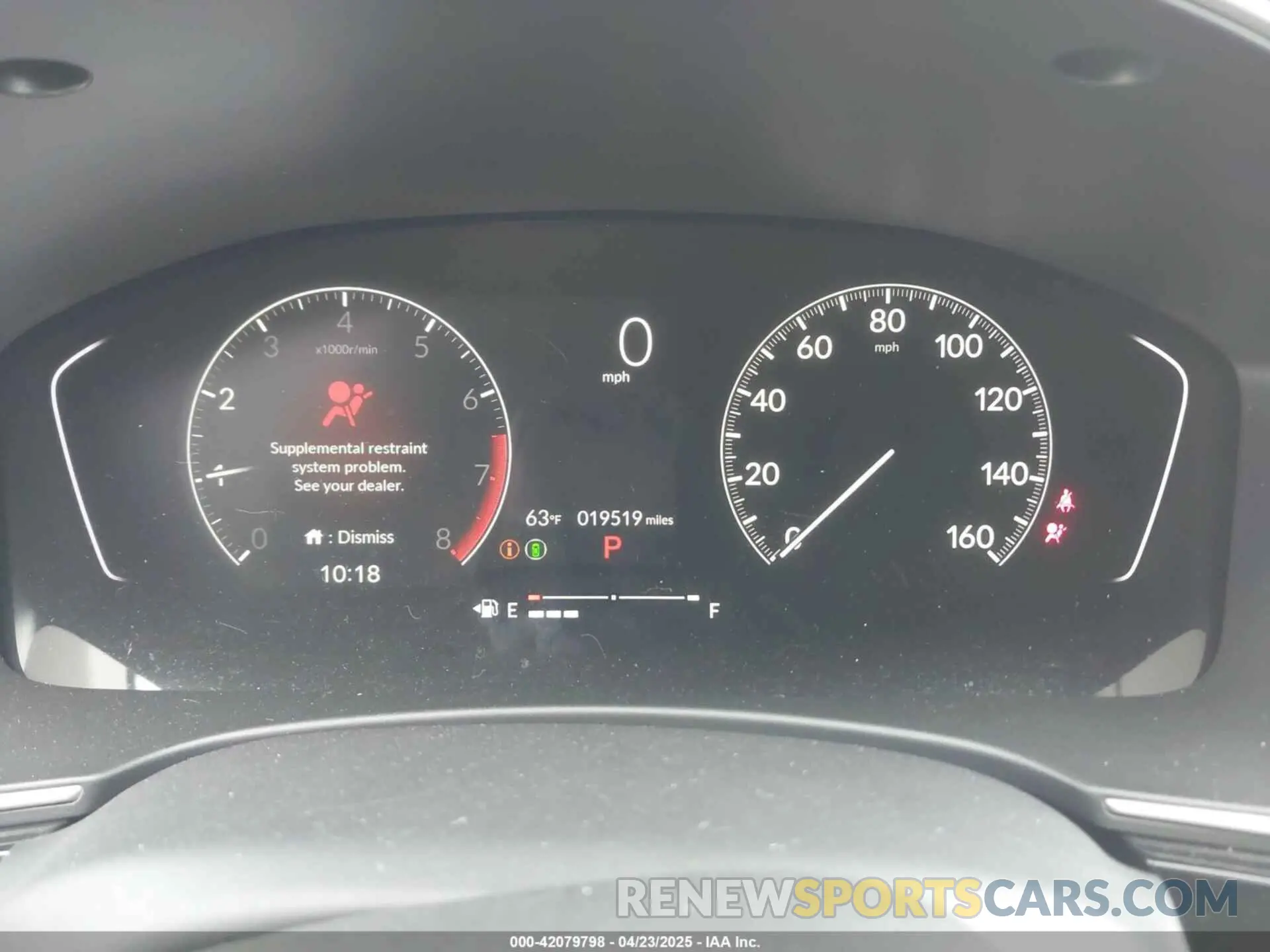 7 fotografías del automóvil dañado 19XFL1H77PE018148 HONDA CIVIC 2023