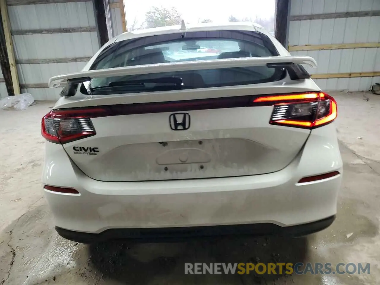 6 fotografías del automóvil dañado 19XFL1H78PE000192 HONDA CIVIC 2023