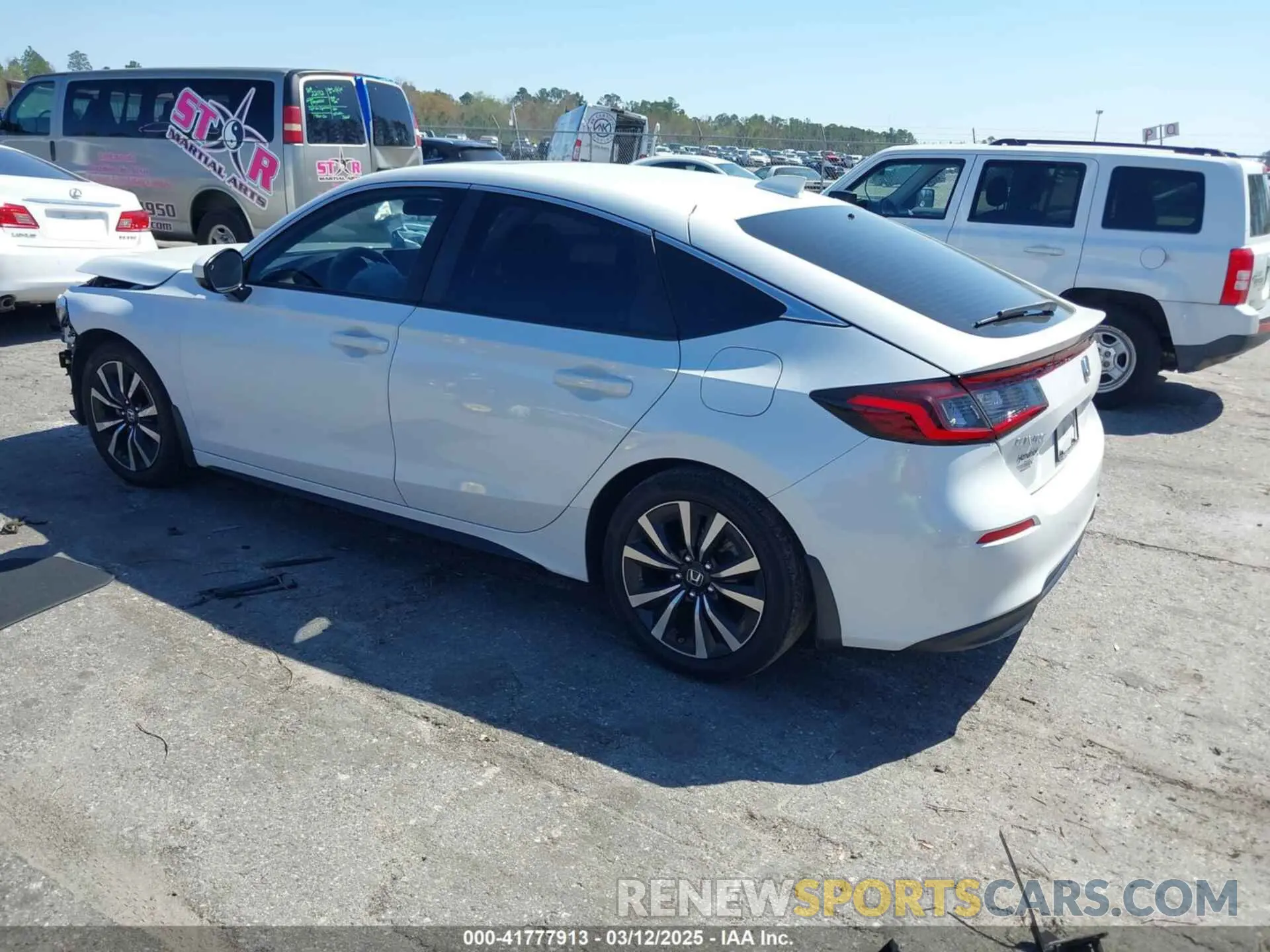 3 fotografías del automóvil dañado 19XFL1H79PE006521 HONDA CIVIC 2023