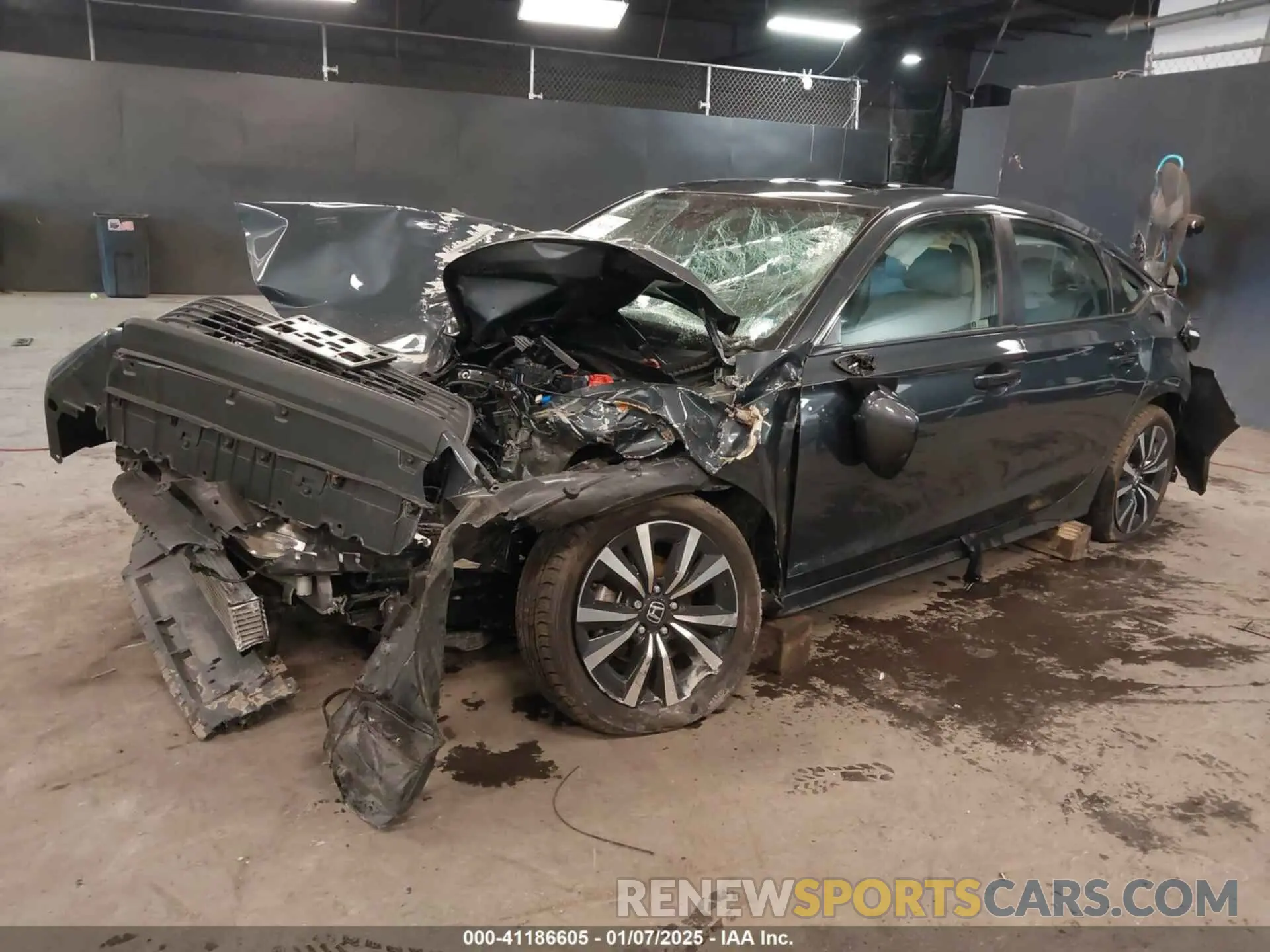 2 fotografías del automóvil dañado 19XFL1H79PE016773 HONDA CIVIC 2023