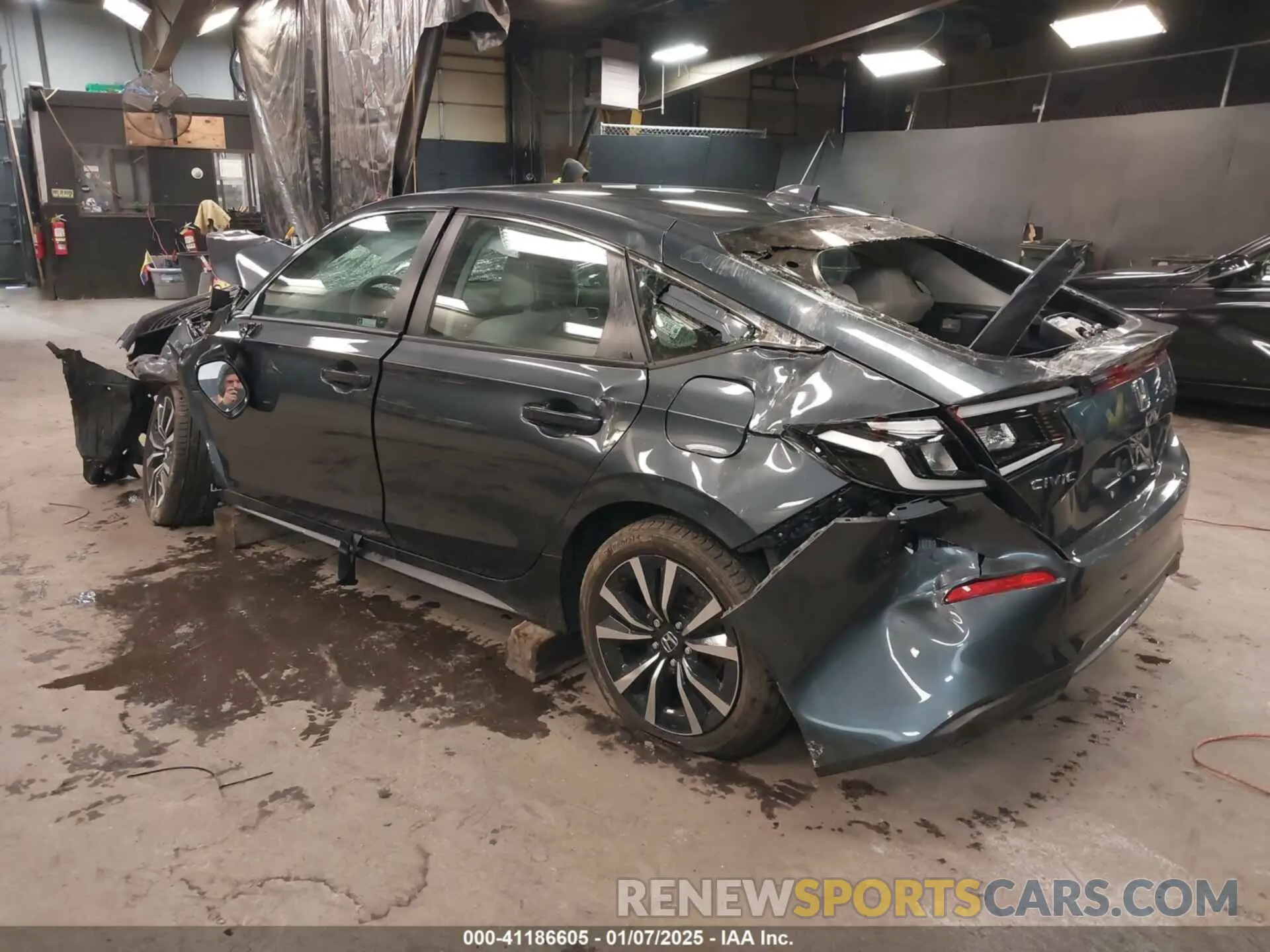 3 fotografías del automóvil dañado 19XFL1H79PE016773 HONDA CIVIC 2023