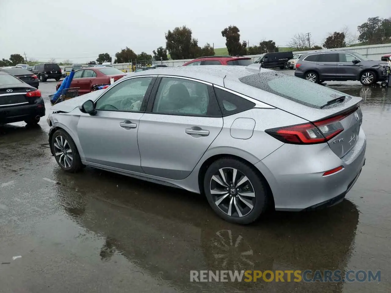 2 fotografías del automóvil dañado 19XFL1H7XPE017480 HONDA CIVIC 2023