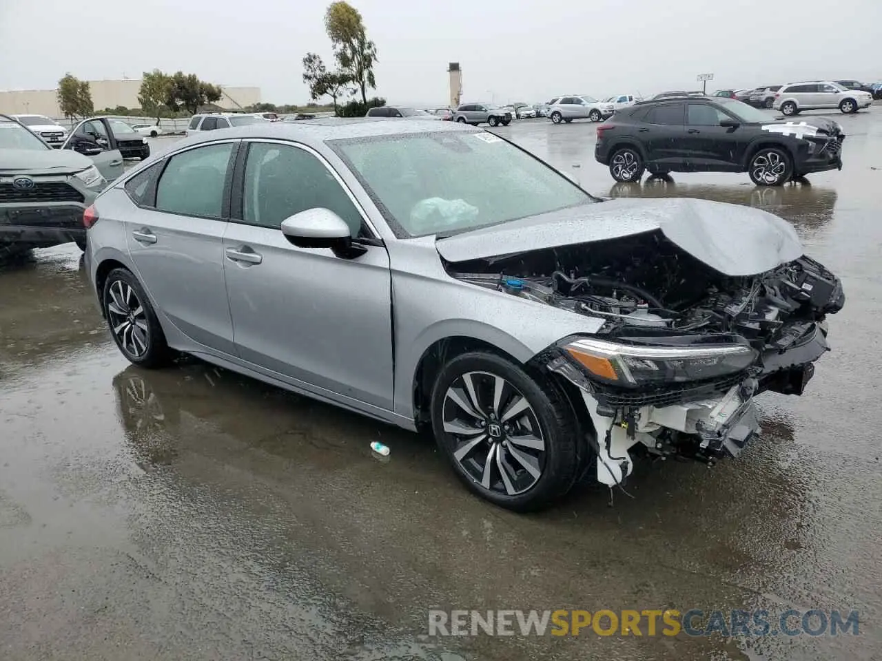 4 fotografías del automóvil dañado 19XFL1H7XPE017480 HONDA CIVIC 2023