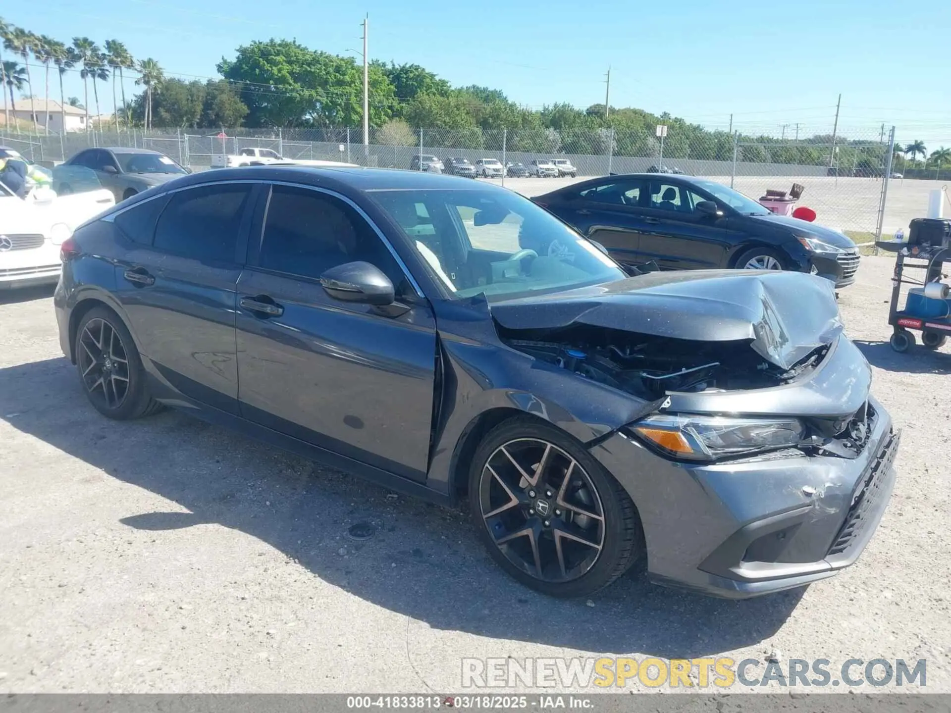 1 fotografías del automóvil dañado 19XFL1H80PE017819 HONDA CIVIC 2023