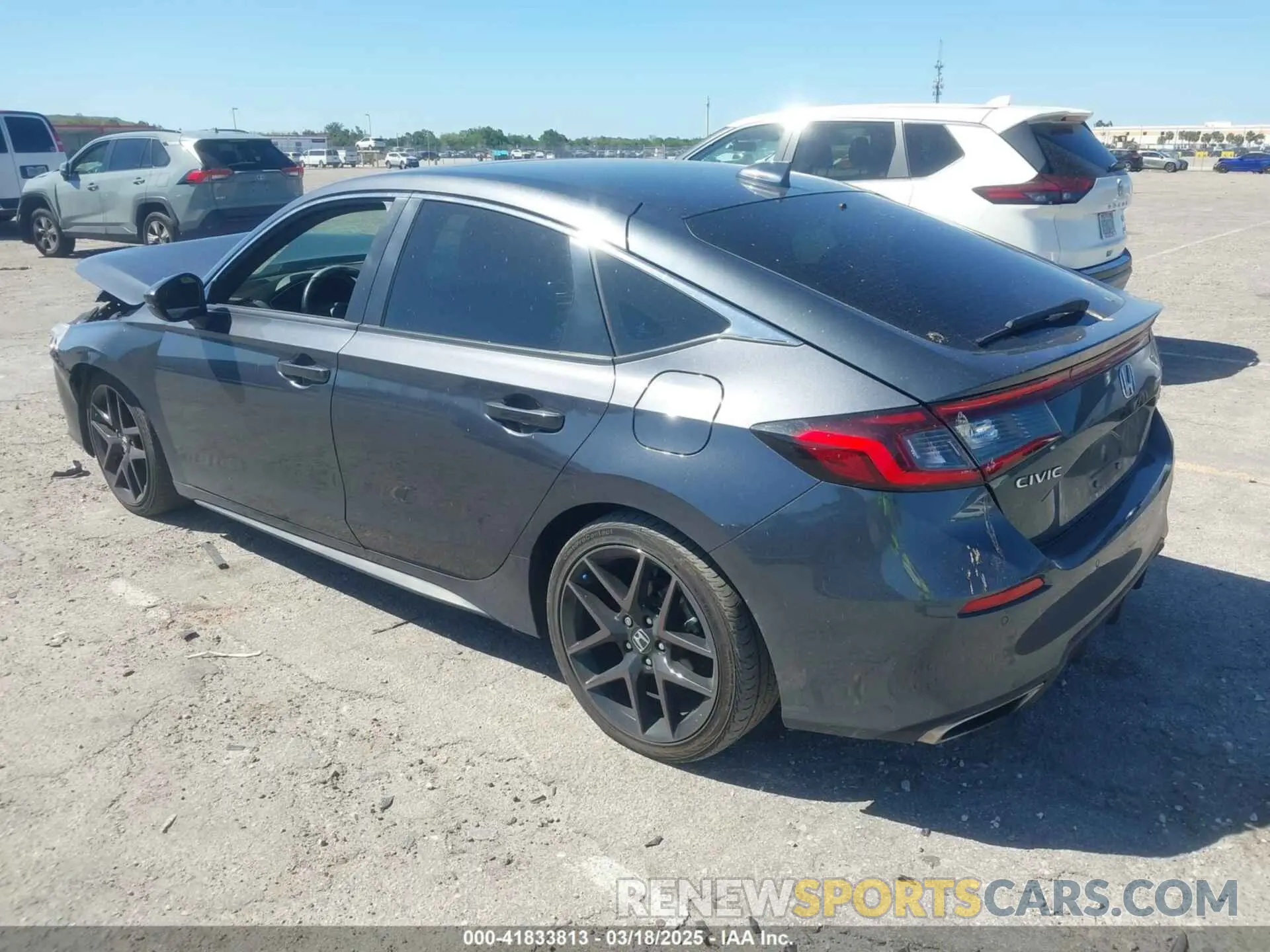 3 fotografías del automóvil dañado 19XFL1H80PE017819 HONDA CIVIC 2023