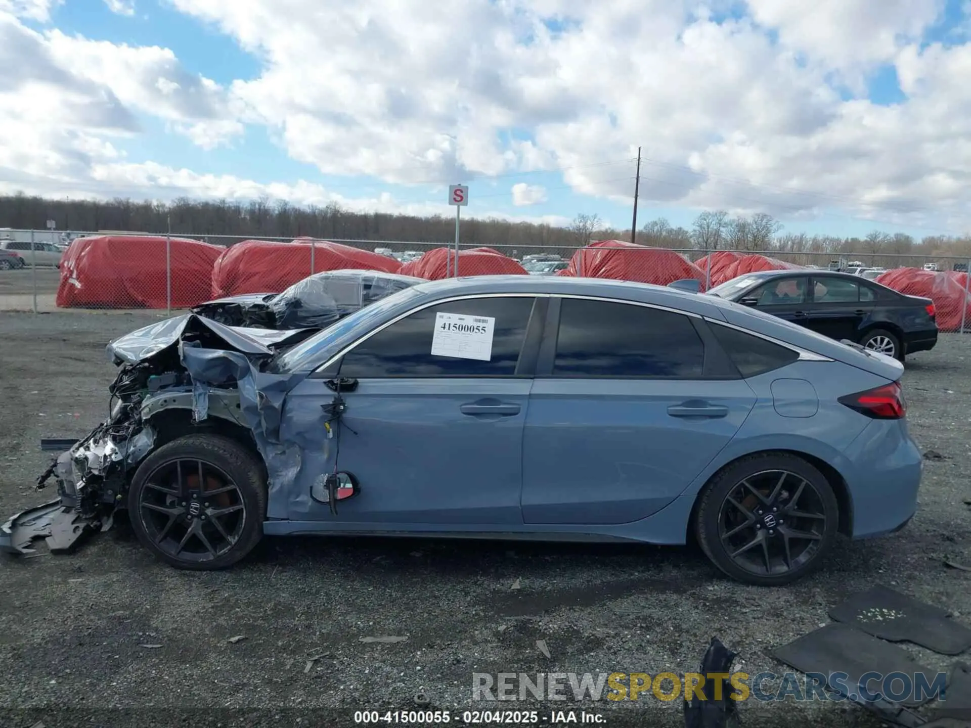 14 fotografías del automóvil dañado 19XFL1H85PE006282 HONDA CIVIC 2023