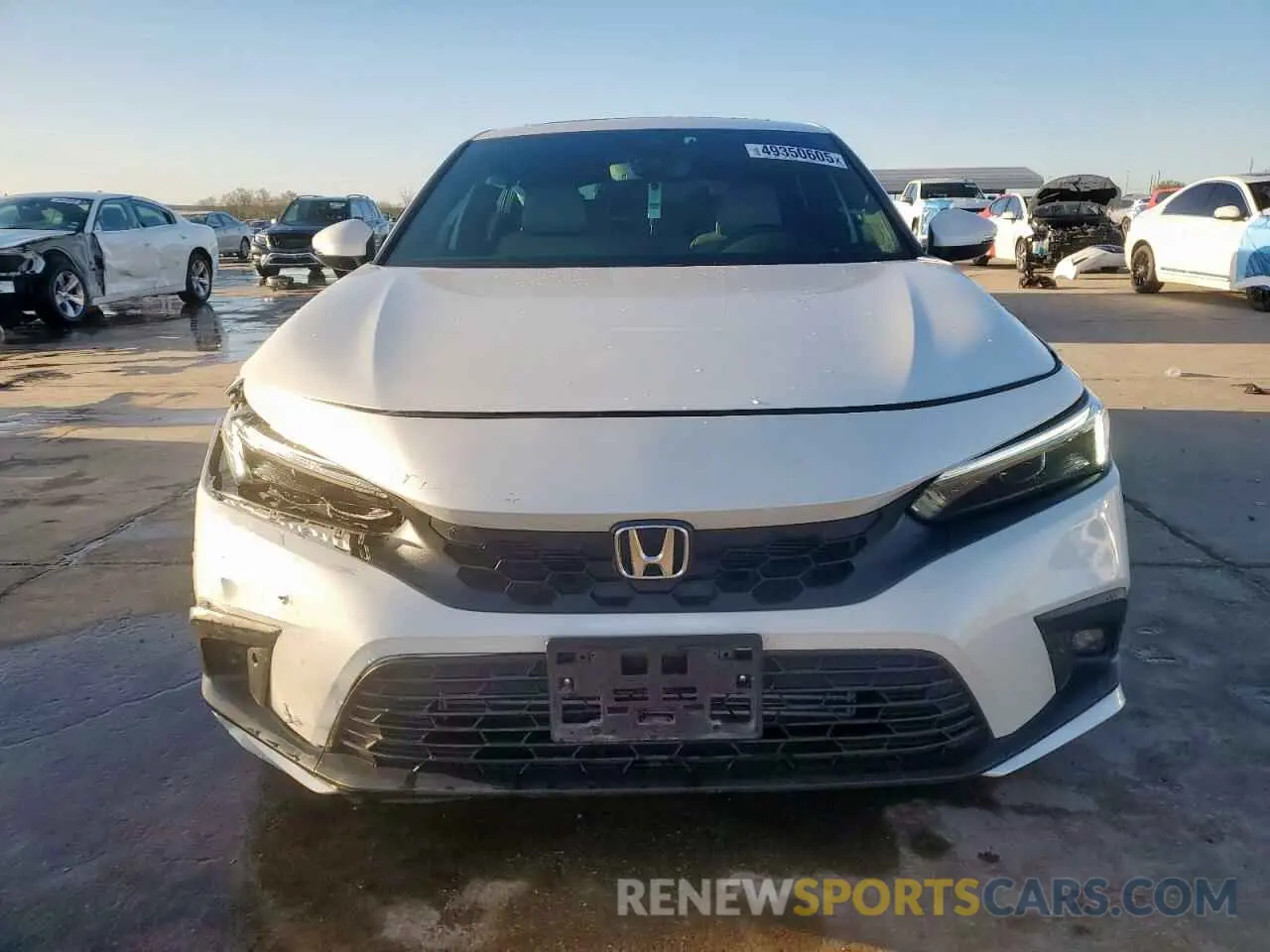 5 fotografías del automóvil dañado 19XFL1H85PE006458 HONDA CIVIC 2023