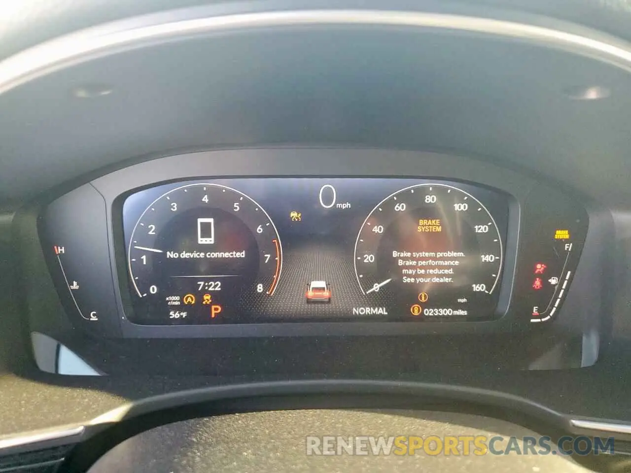 9 fotografías del automóvil dañado 19XFL1H85PE006458 HONDA CIVIC 2023