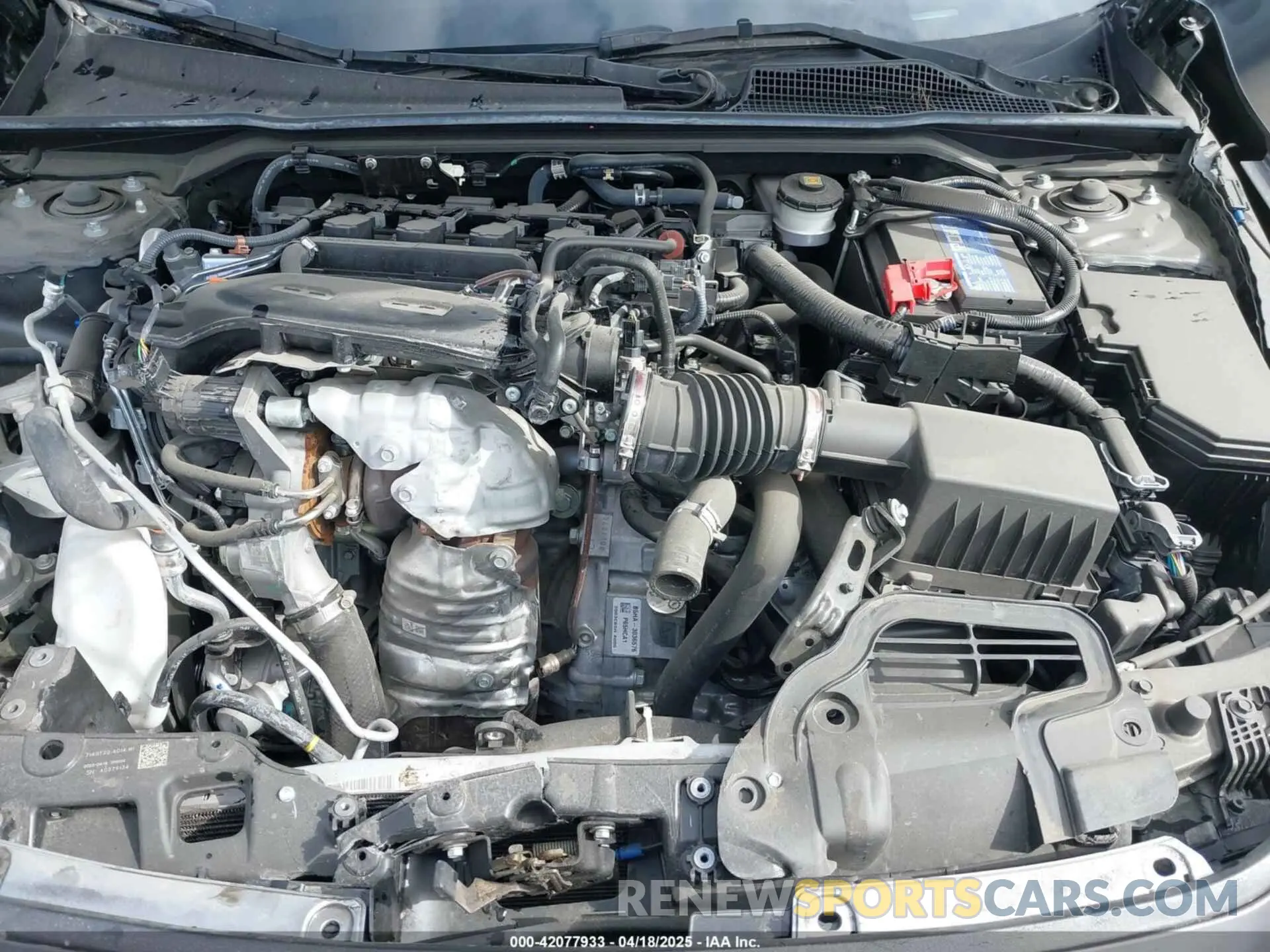 10 fotografías del automóvil dañado 19XFL1H85PE009618 HONDA CIVIC 2023