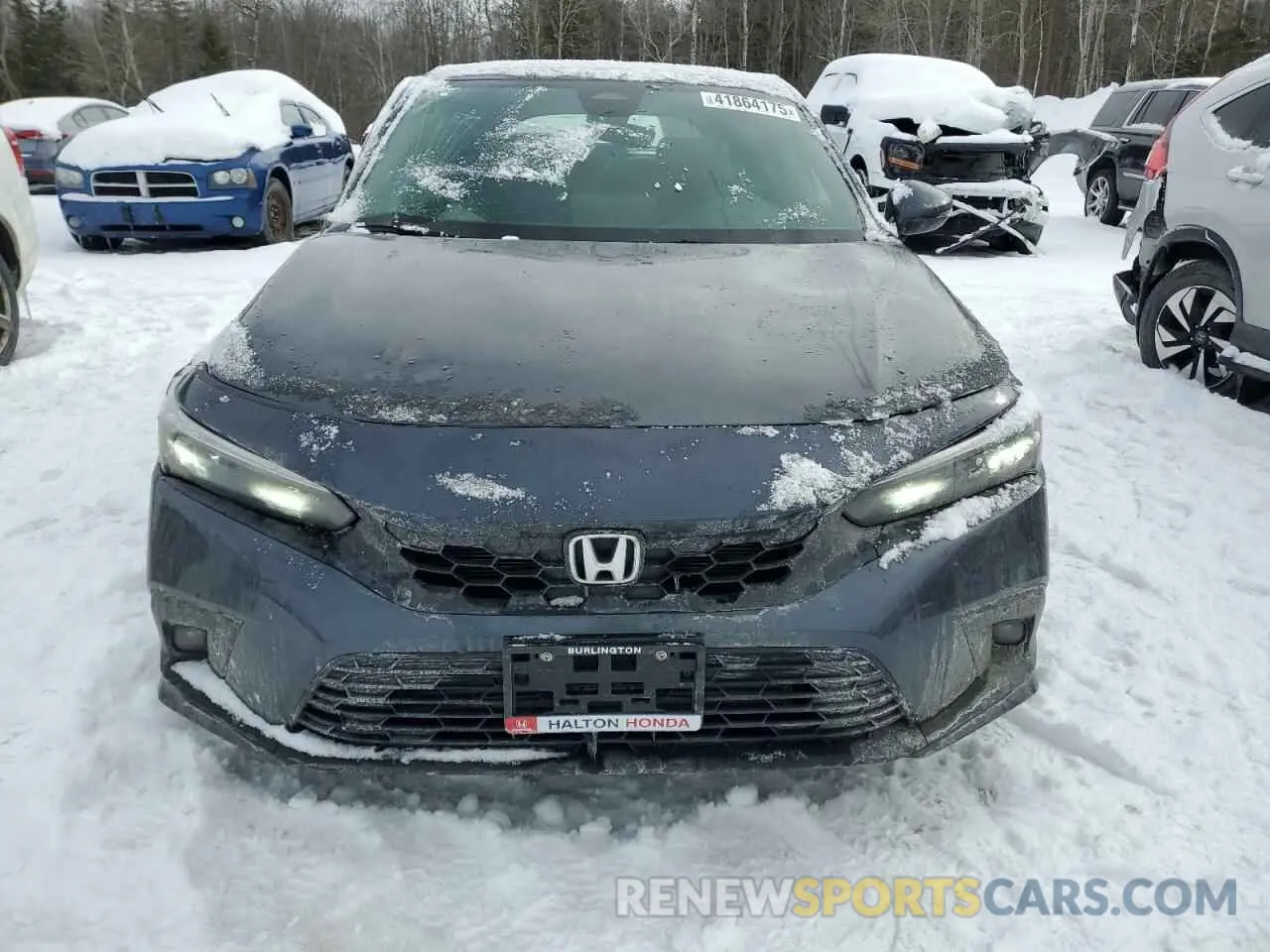 5 fotografías del automóvil dañado 19XFL1H86PE401460 HONDA CIVIC 2023